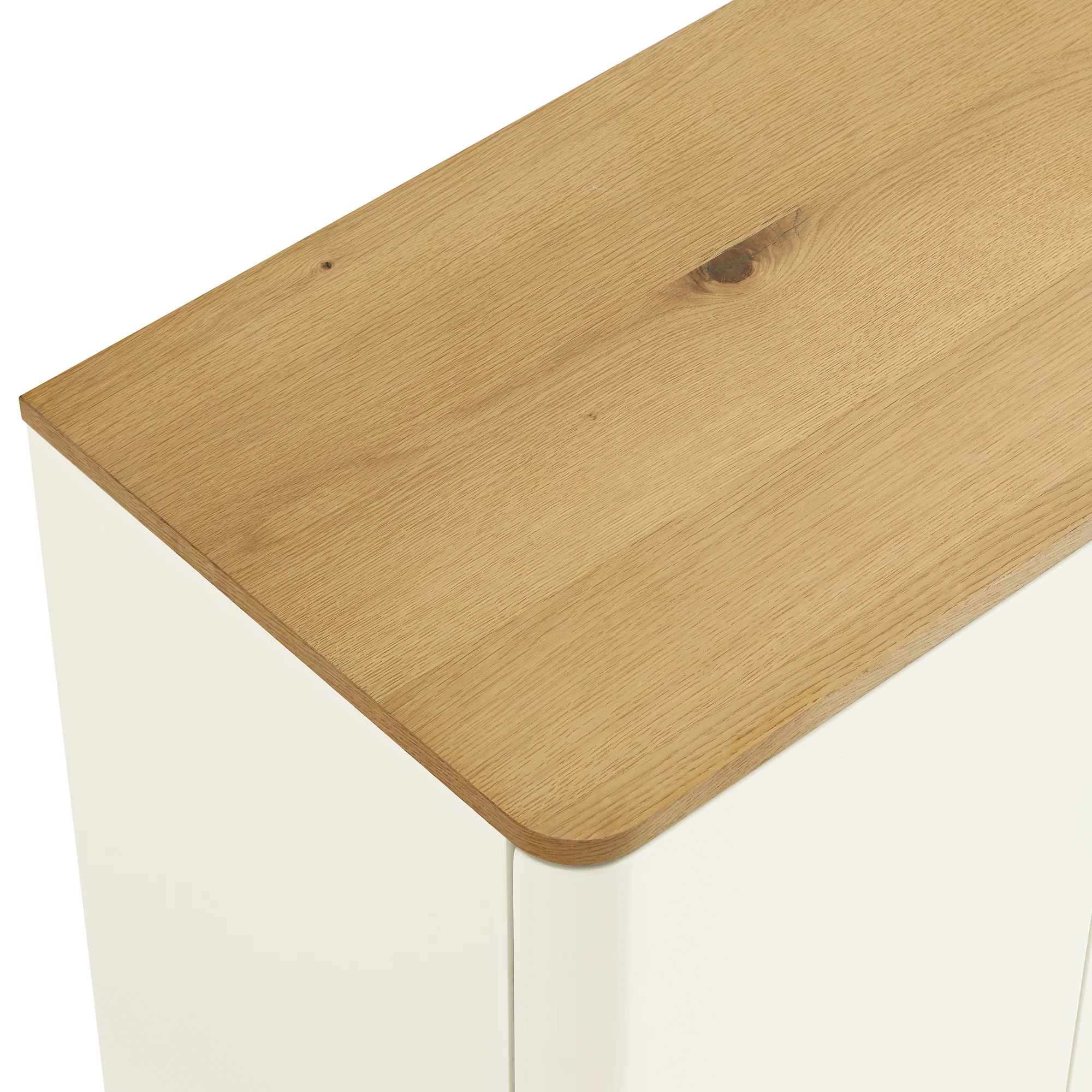Agnes Curved Edge 150cm Wide Sideboard, White - Image 13
