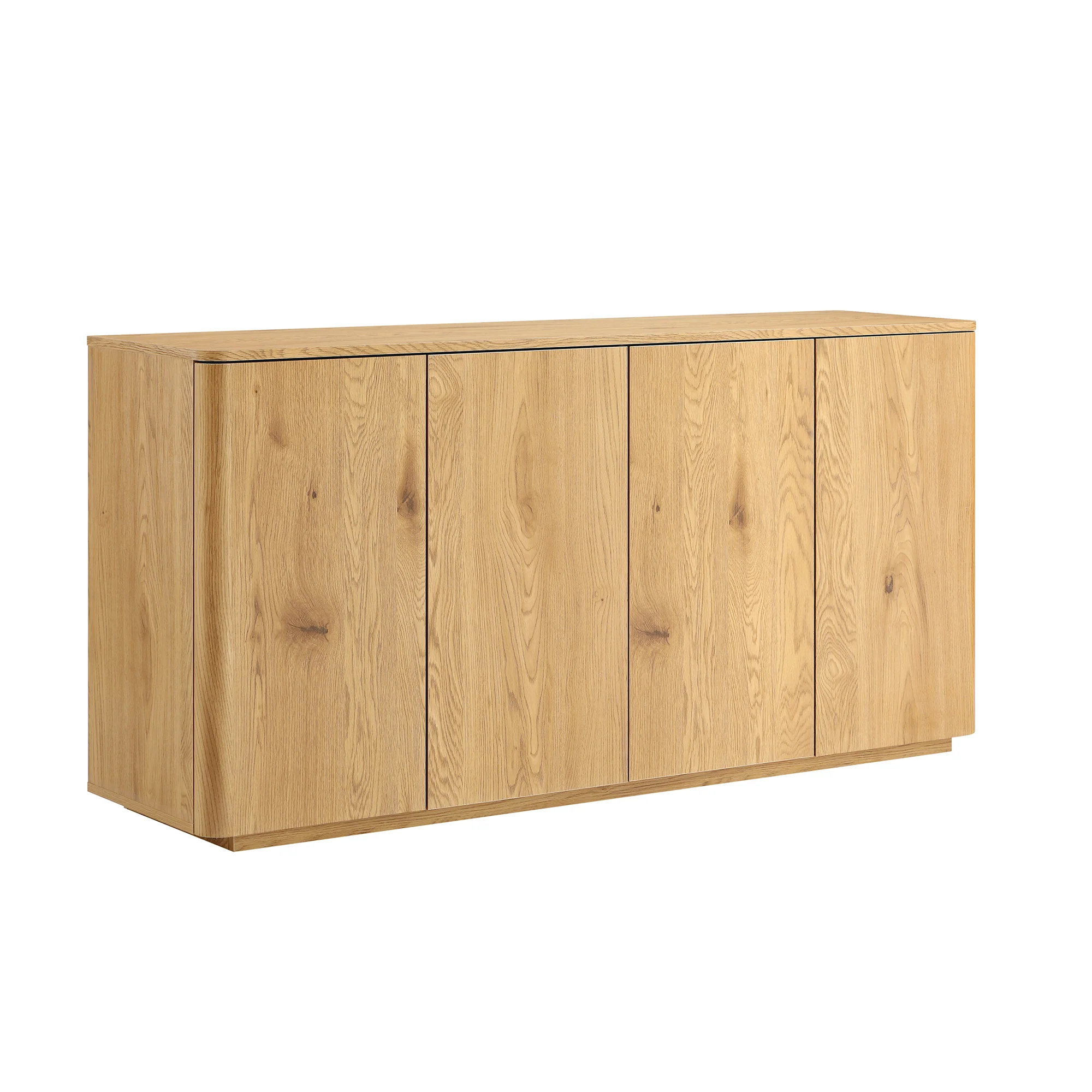 Agnes Curved Edge 150cm Wide Sideboard, Natural - Image 6