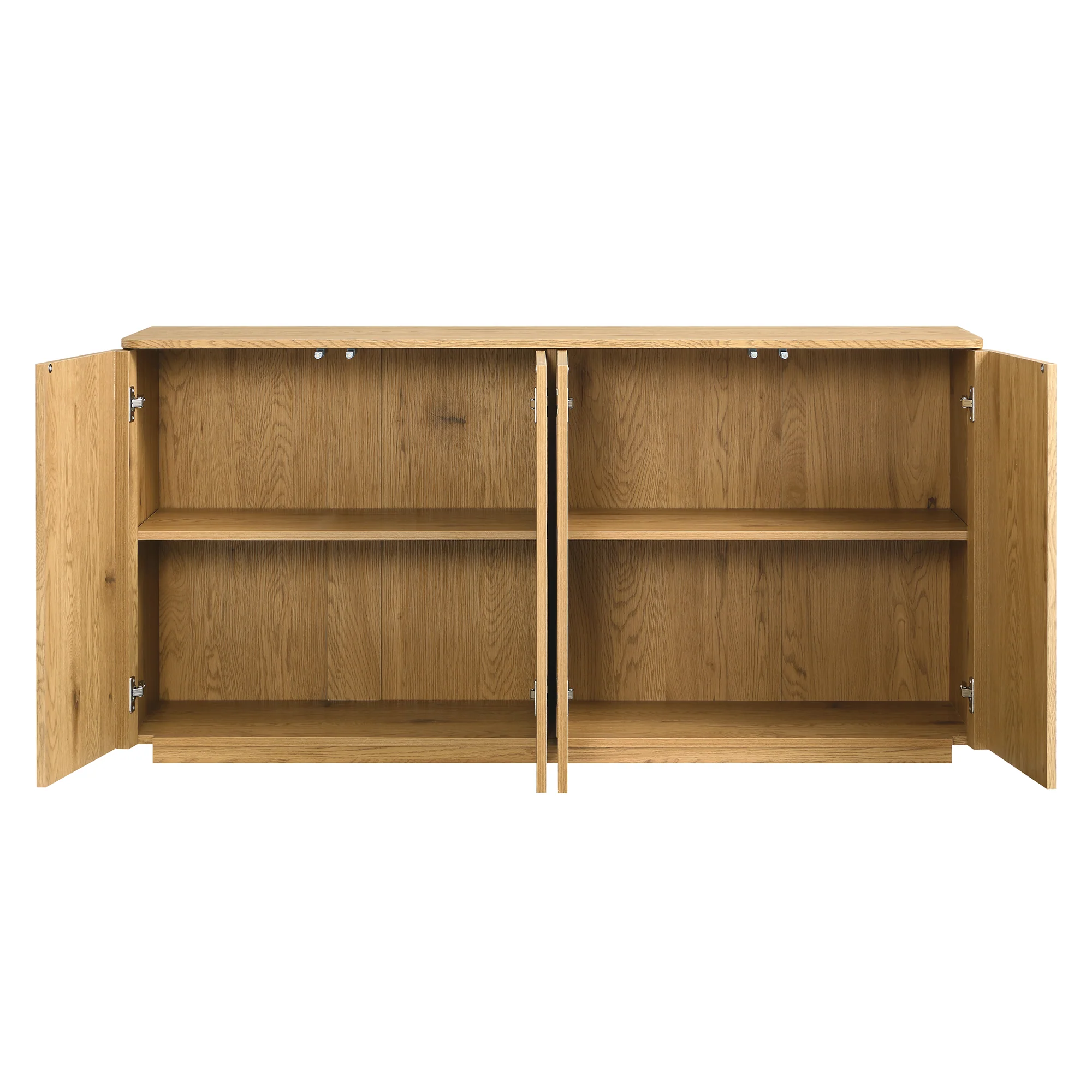 Agnes Curved Edge 150cm Wide Sideboard, Natural - Image 9