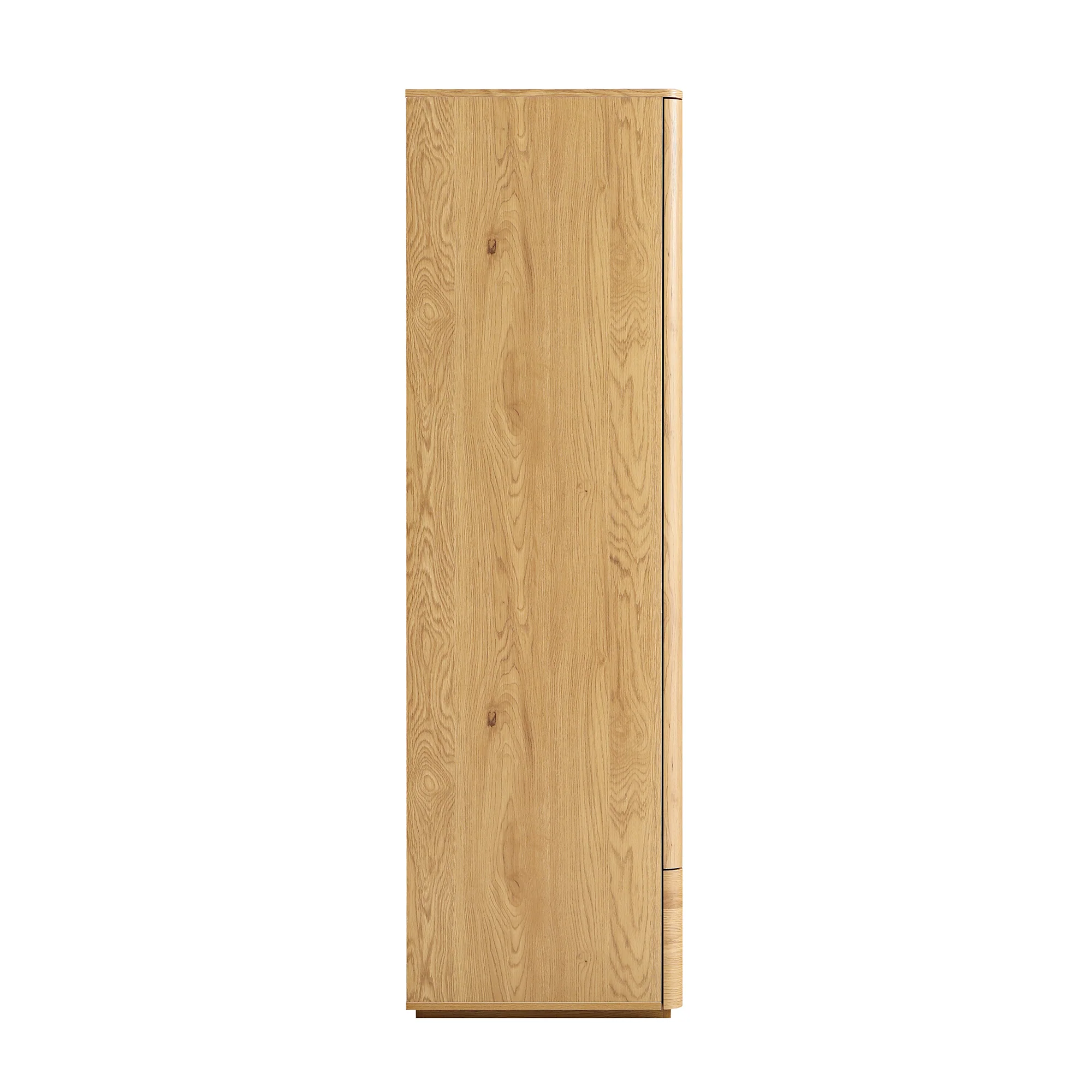 Agnes Curved Edge 4-Door Wardrobe, Natural - Image 10