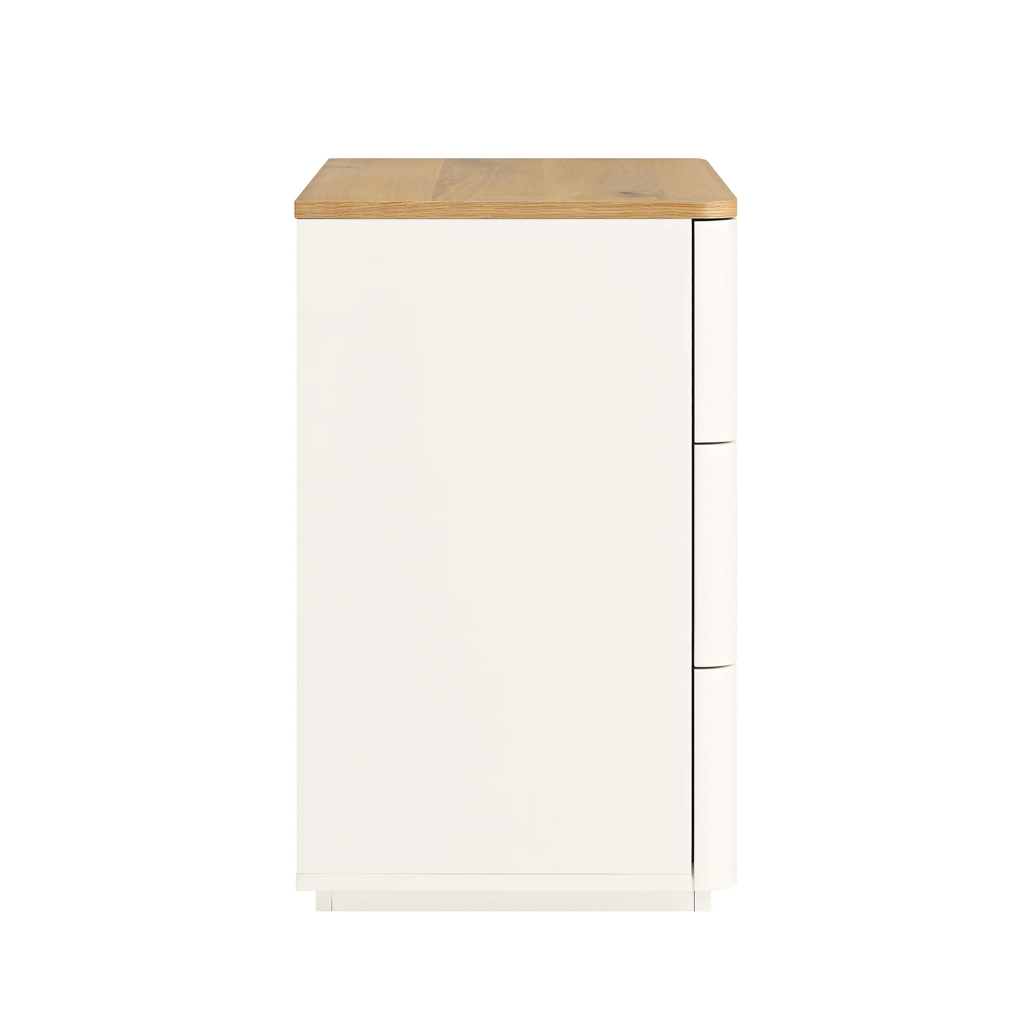 Agnes Curved Edge Chest of 3 Drawers, White - Image 9