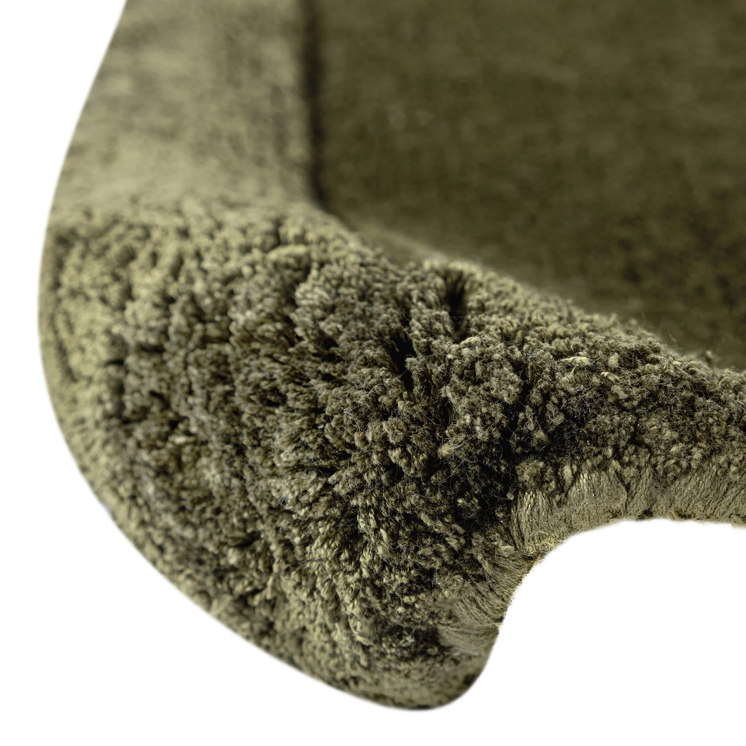 Albi Moss Green Hand Tufted Wool & Viscose Runner - Image 5