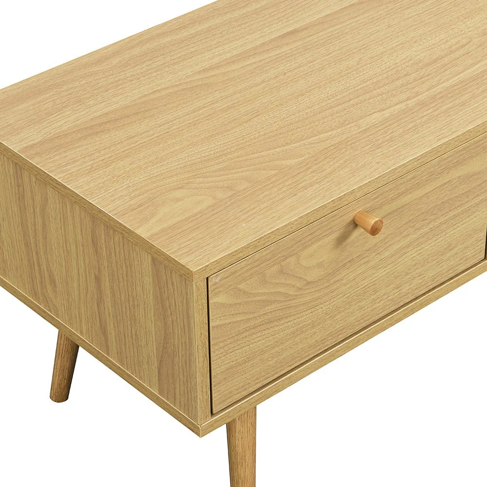 Anya Woven Rattan 3-Drawer TV Unit in Natural - Image 7