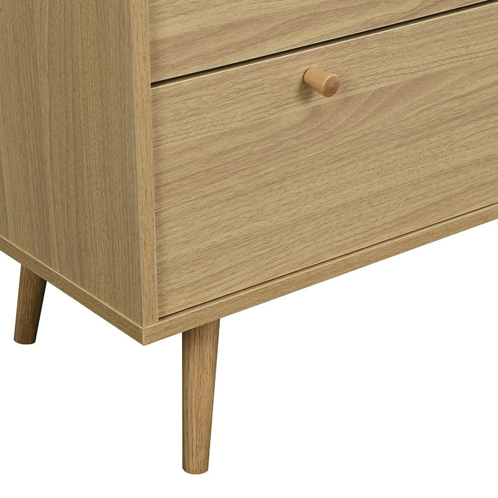 Anya Woven Rattan Chest of 3 Drawer in Natural Colour - Image 9