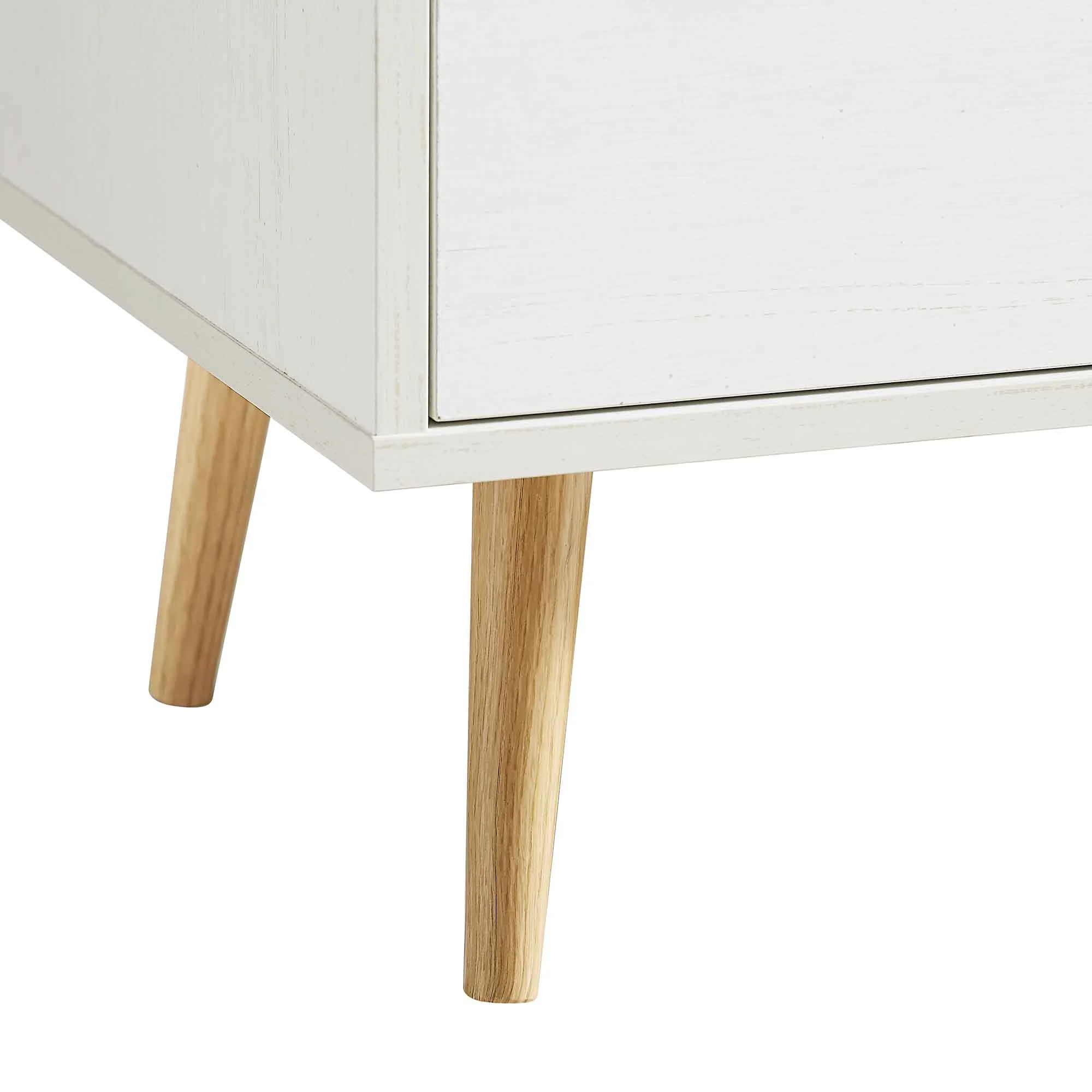 Anya Woven Rattan Chest of 3 Drawers in White - Image 11