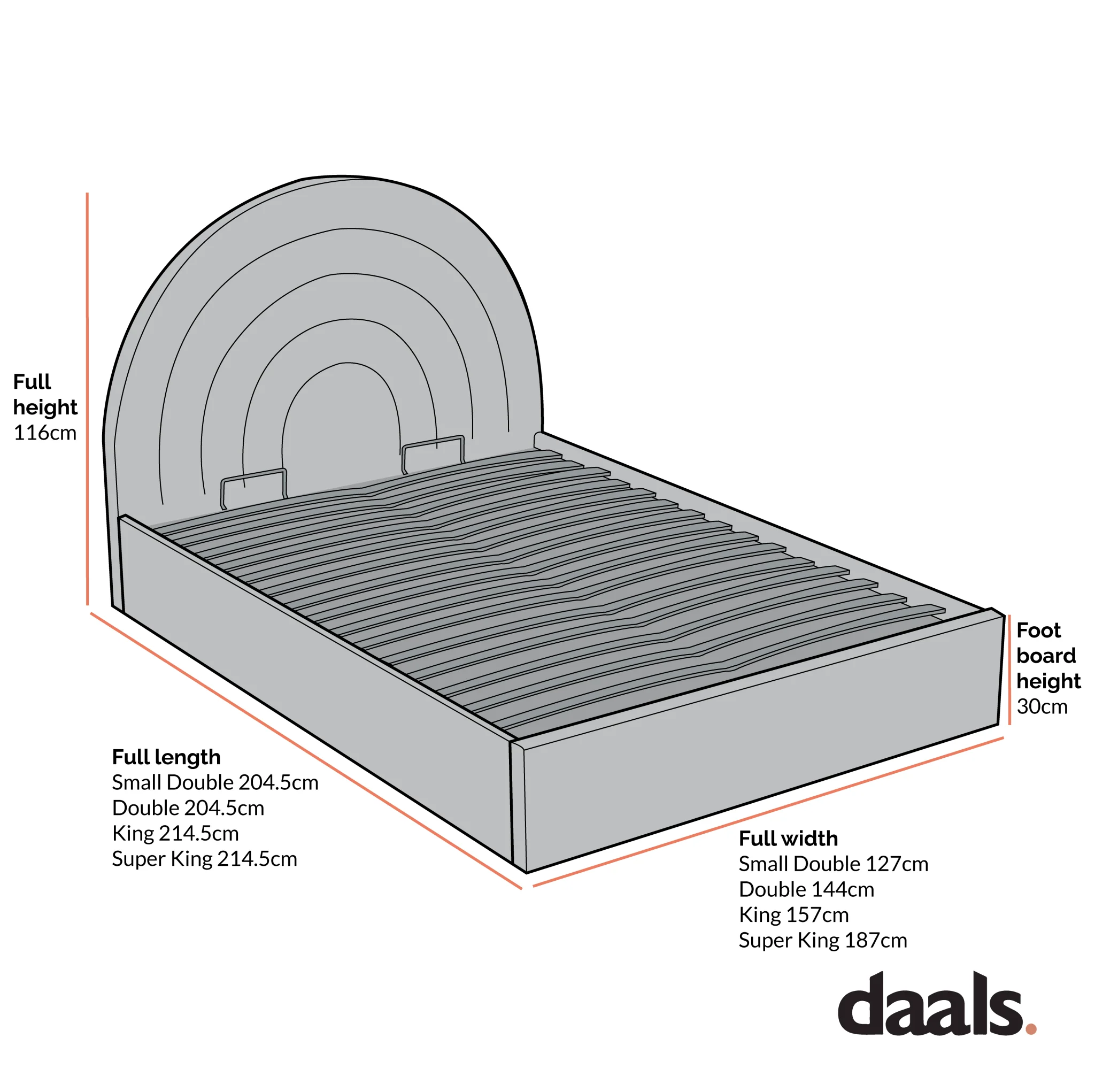 Archer Grey Boucle Ottoman Storage Bed - Image 5