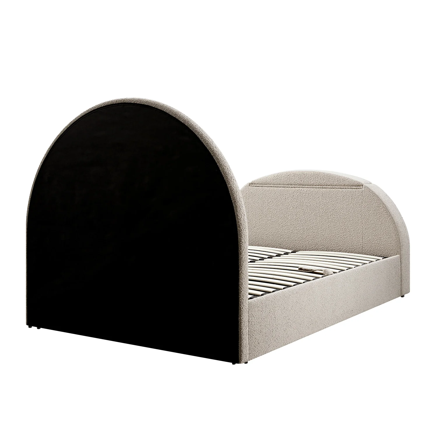 Archer Taupe Boucle Ottoman TV Bed - Image 16