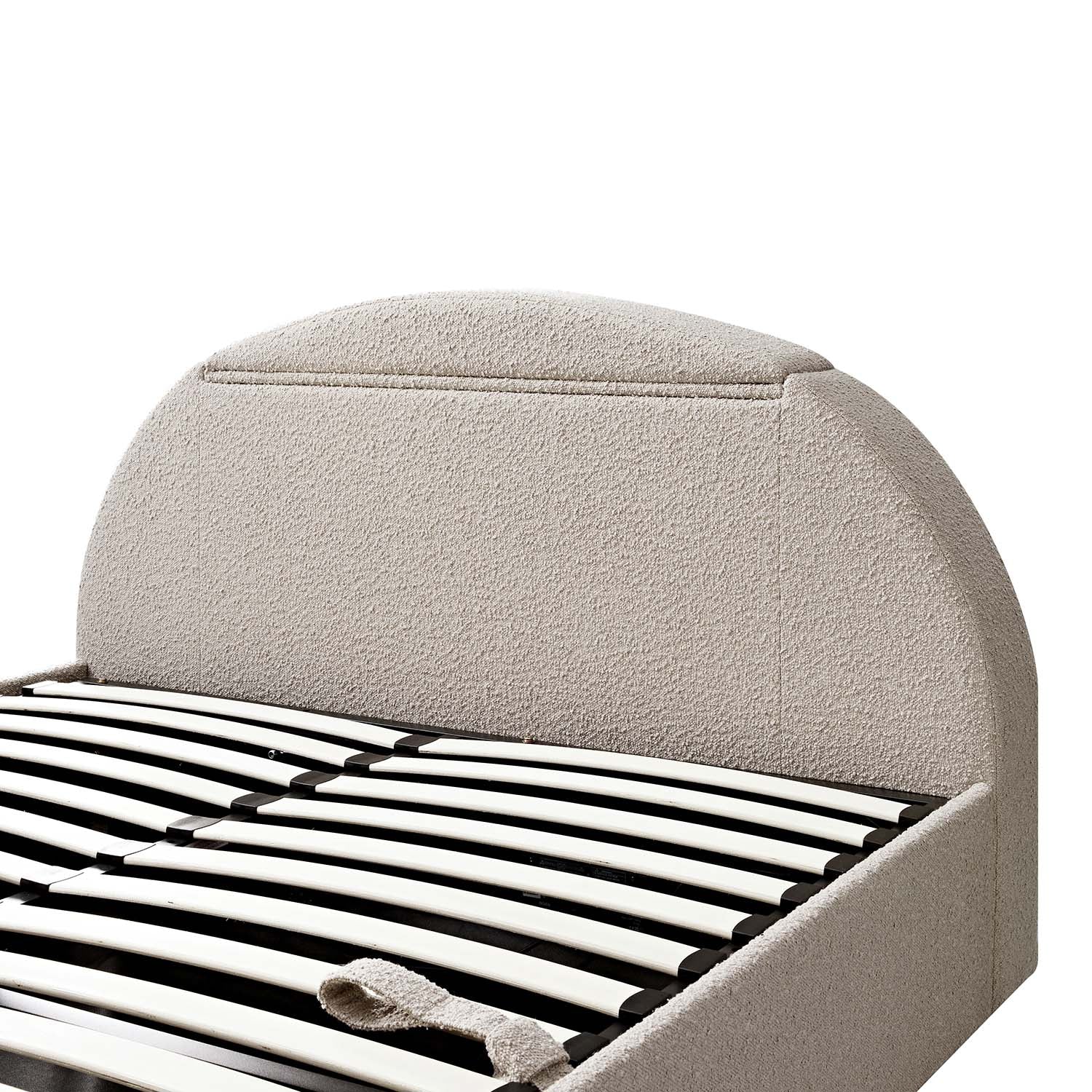 Archer Taupe Boucle Ottoman TV Bed - Image 19