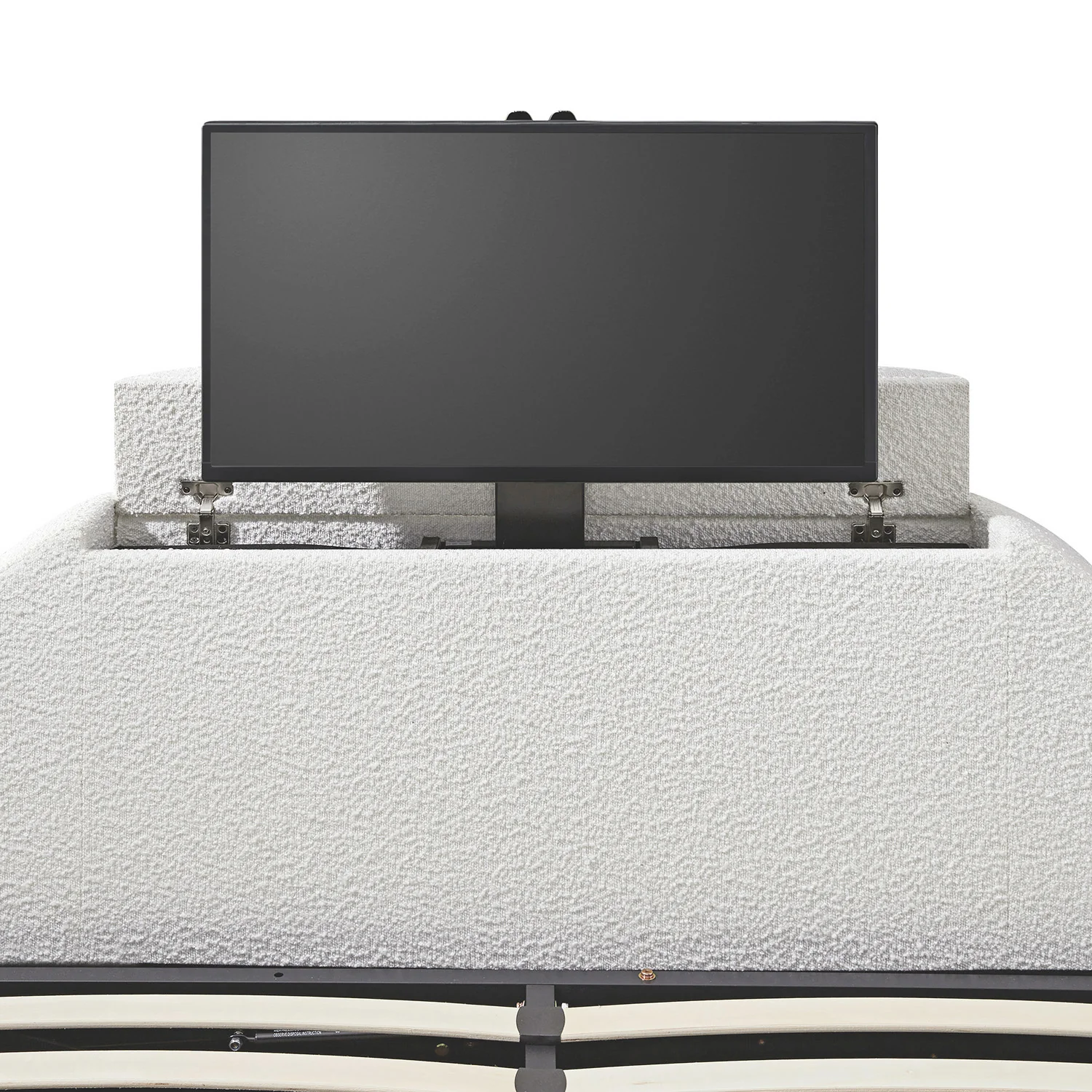 Archer White Boucle Ottoman TV Bed - Image 21