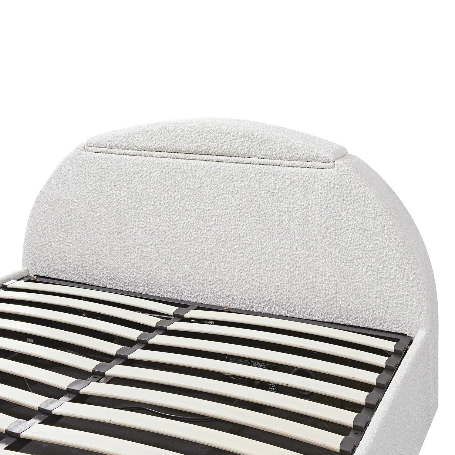Archer White Boucle Ottoman TV Bed - Image 22