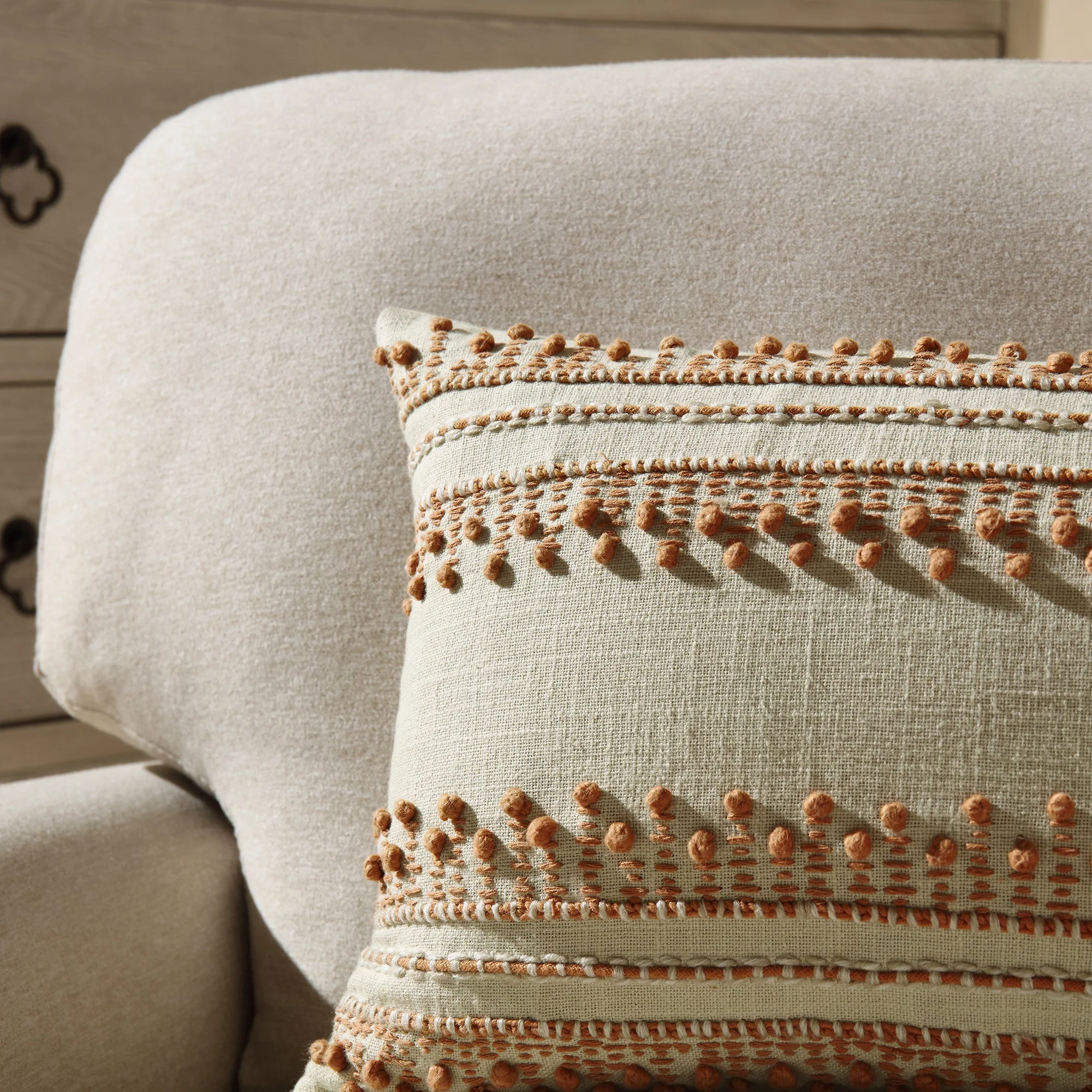 Aubrey Collection French Knot Cushion - Image 3