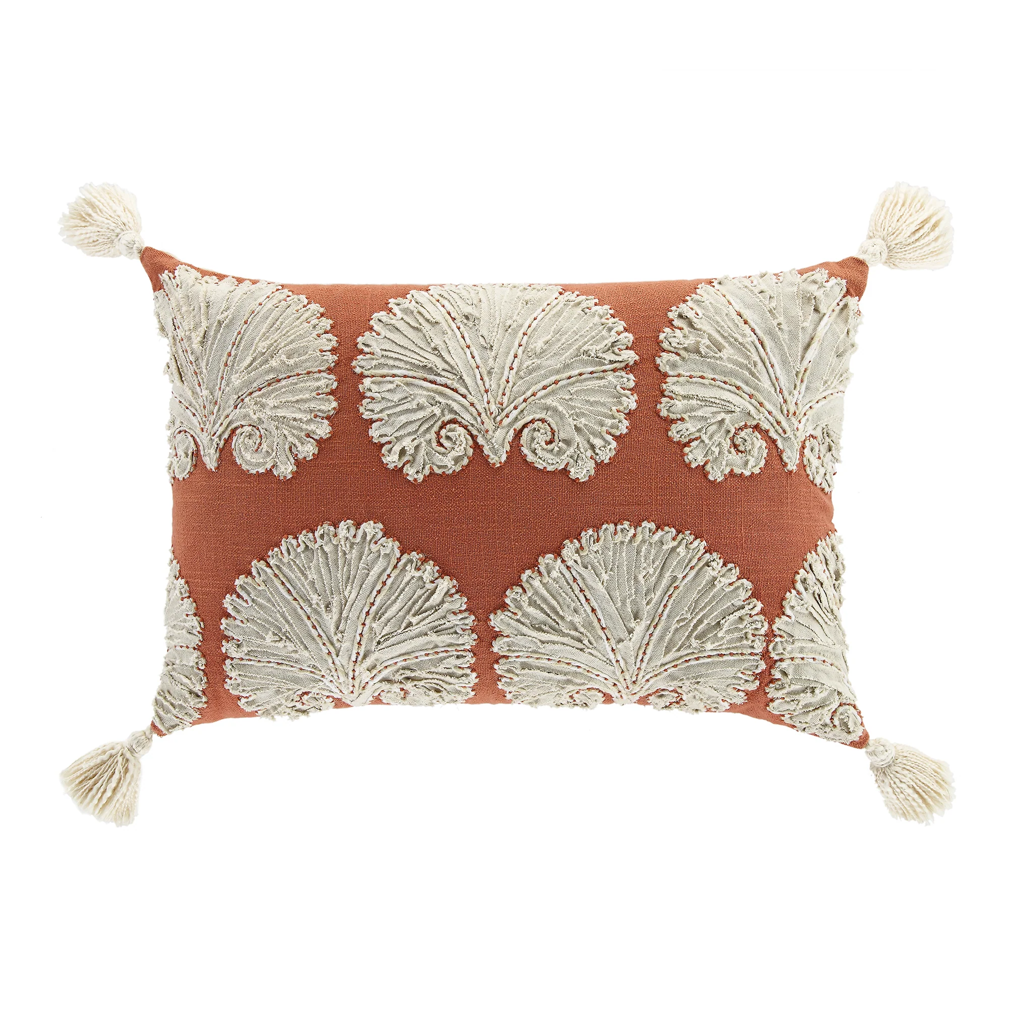 Aubrey Collection Suzani Motif Appliqué Cushion - Image 4