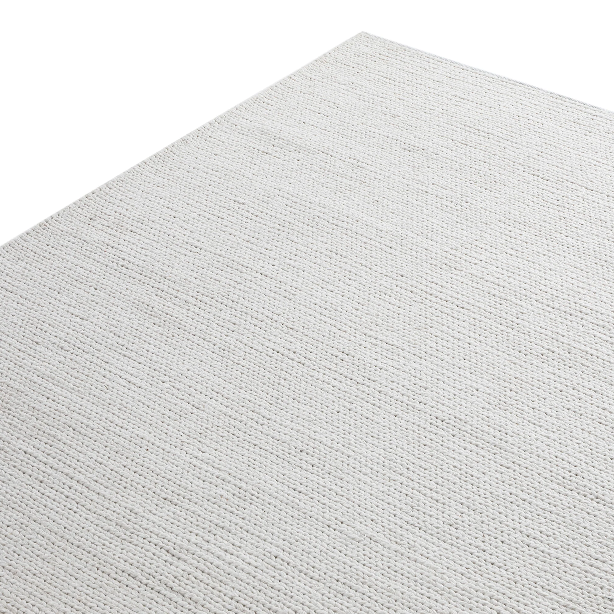 Aurora Cream Outdoor Hand Braided PET Rug - Image 3