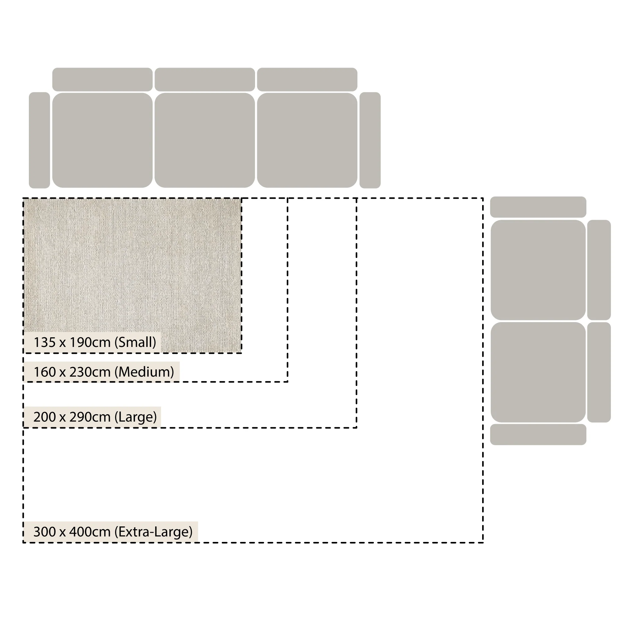 Aurora Cream Outdoor Hand Braided PET Rug - Image 4