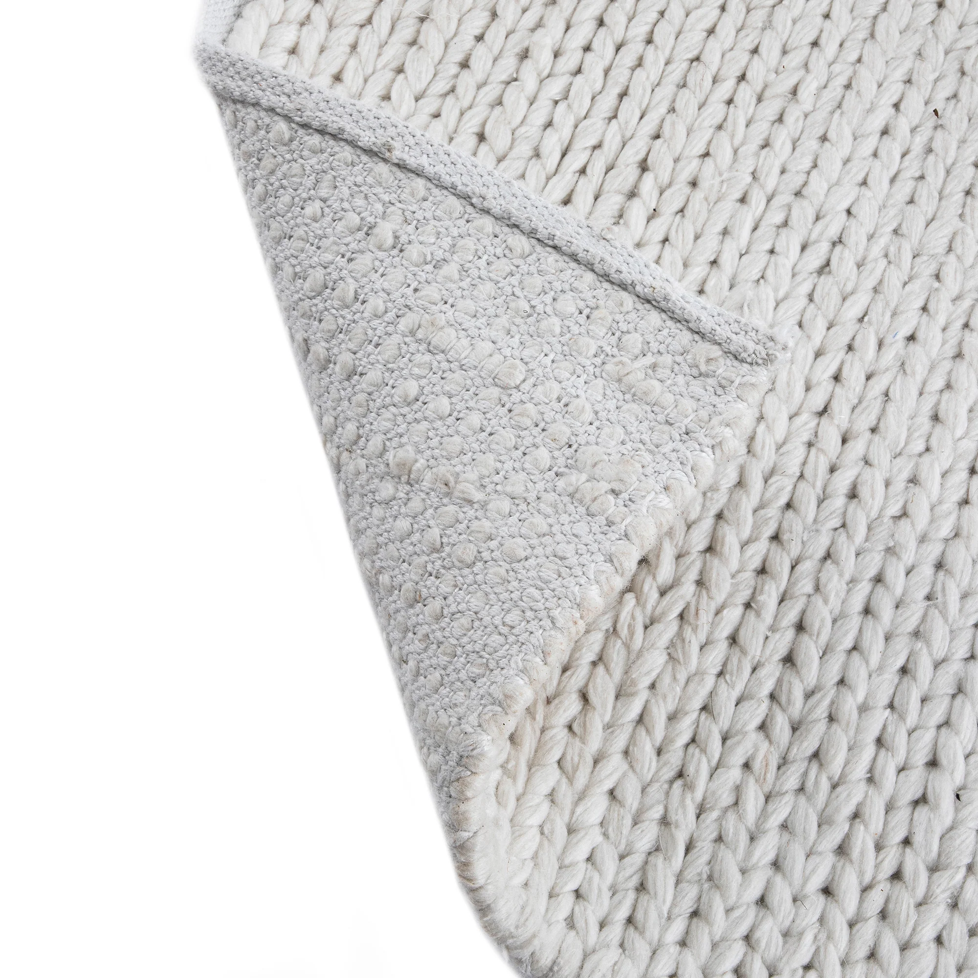 Aurora Cream Outdoor Hand Braided PET Rug - Image 7