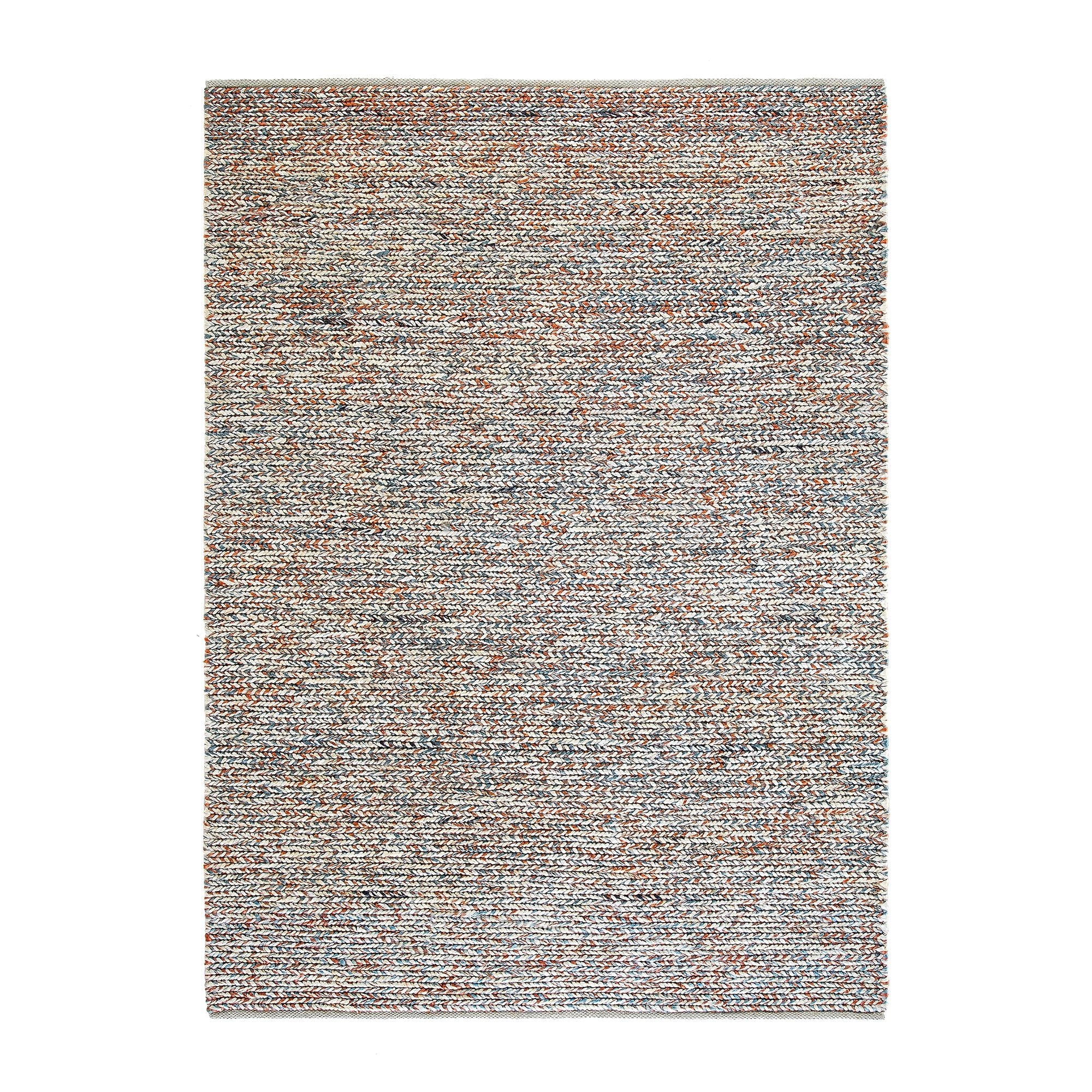 Aurora Hand Braided Bronze & Teal Jute Rug - Image 5