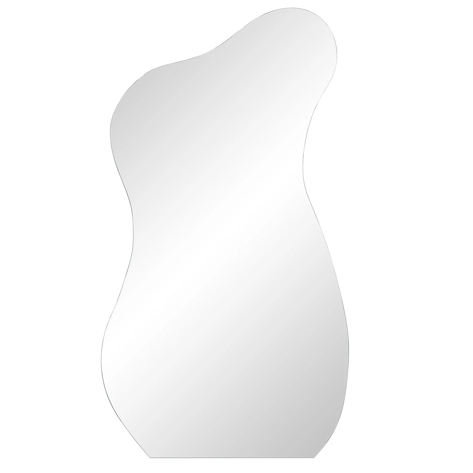Bala Irregular Shaped Frameless Extra Large Full Length Pond Mirror 180 x 100 cm - Image 3