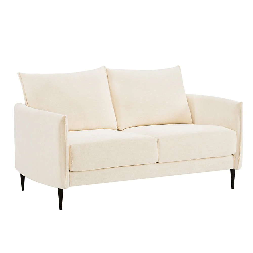Bari Beige Woven Fabric Sofa - Image 7
