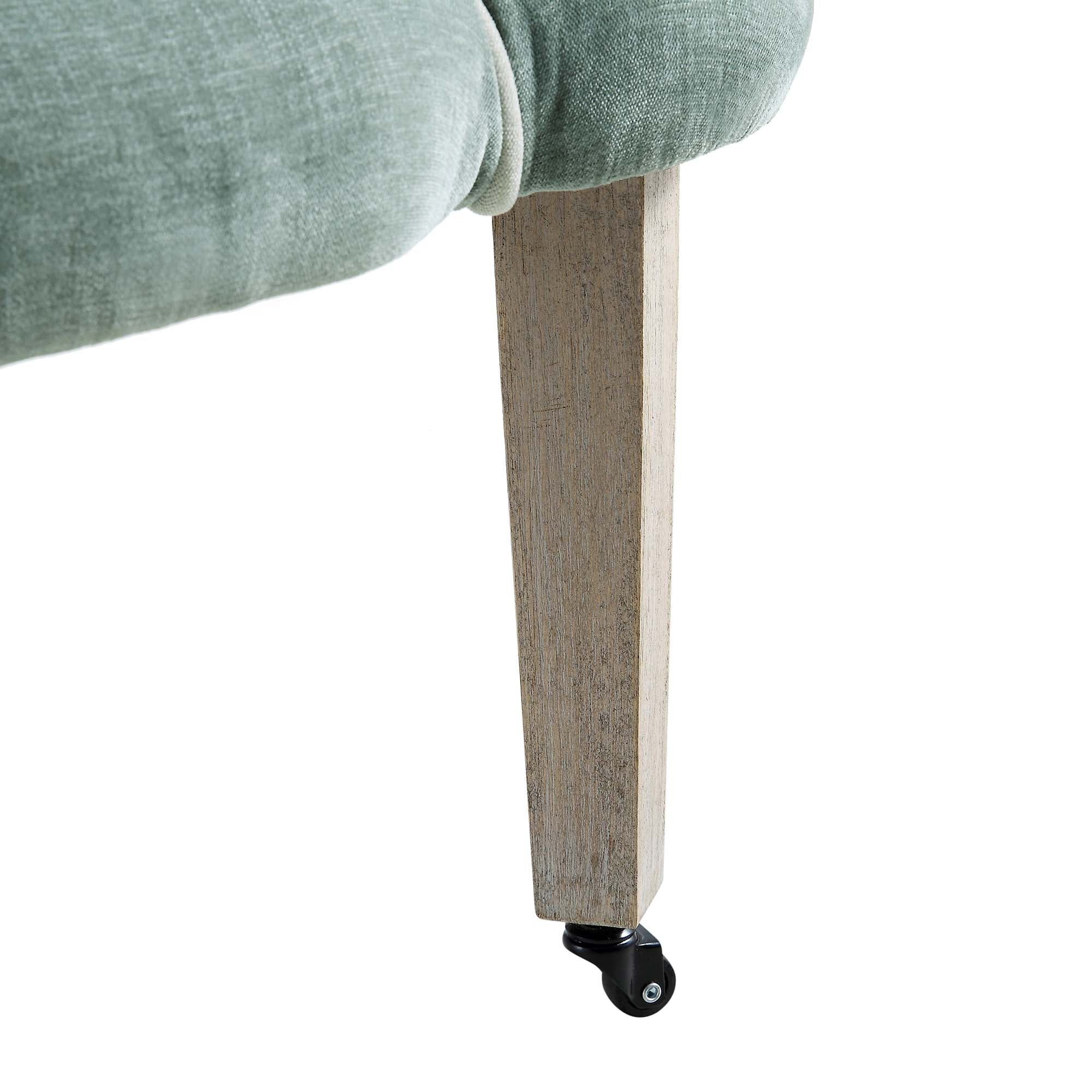 Barnard Scalloped Clam Chair, Sage Green Chenille - Image 12