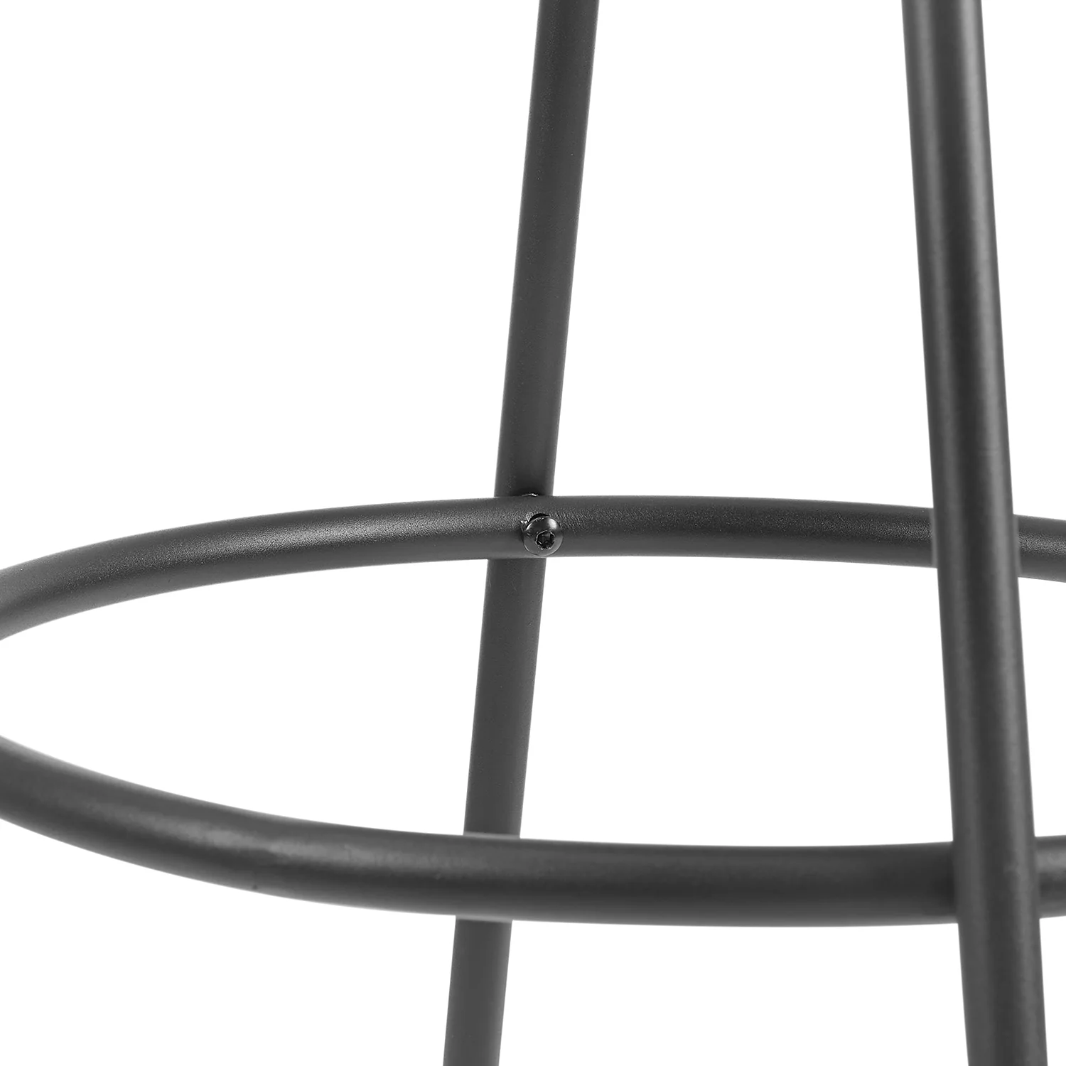 Barton Set of 2 Blue Velvet Upholstered Bar Stools with Contrast Piping - Image 8