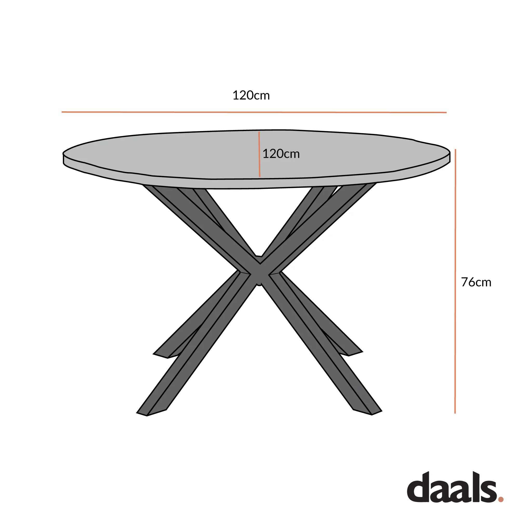 BERN Natural Curved Edge Solid Oak Dining Table - Image 5