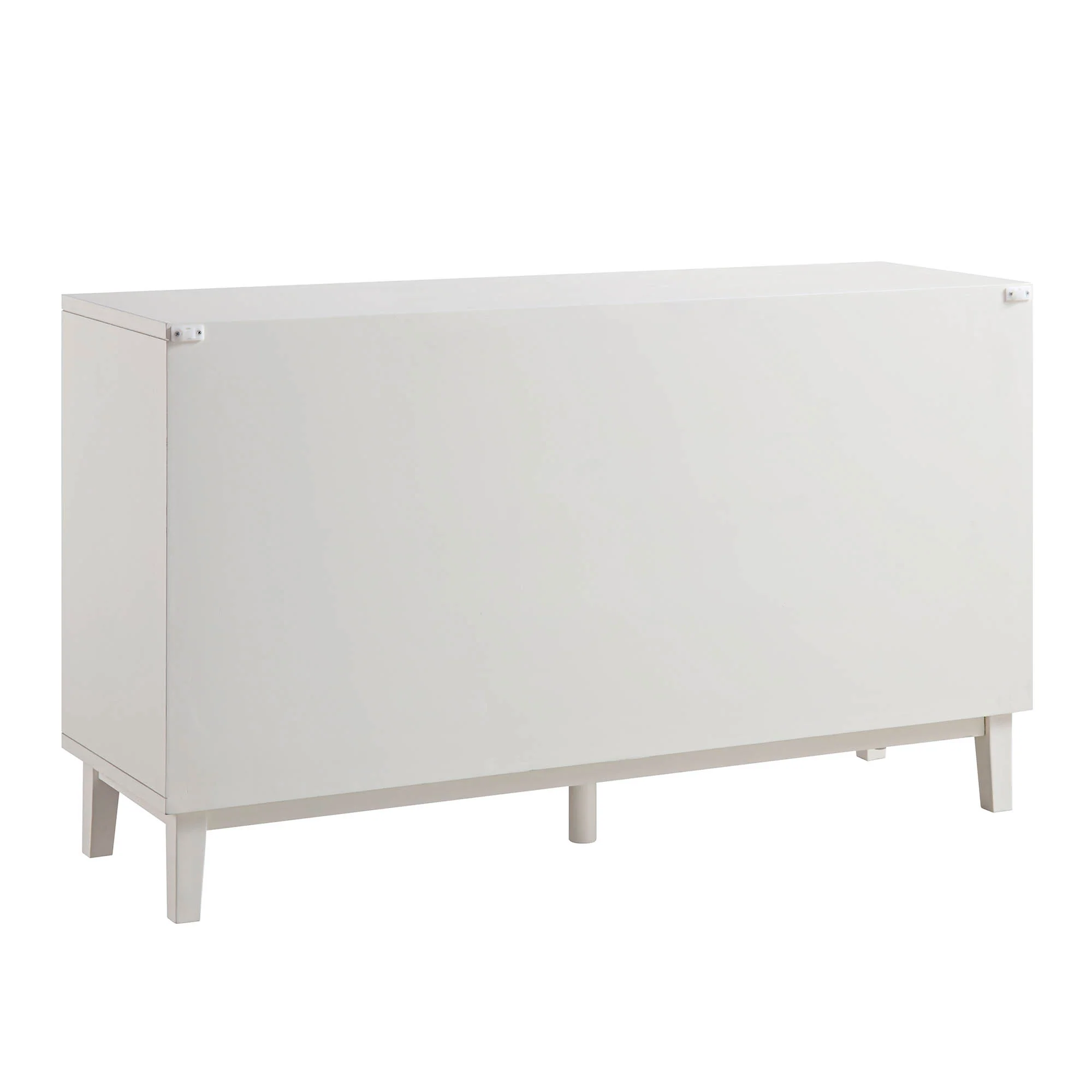 Bianca Chip Carved 3 Door Sideboard, Sand Beige & Ivory - Image 10