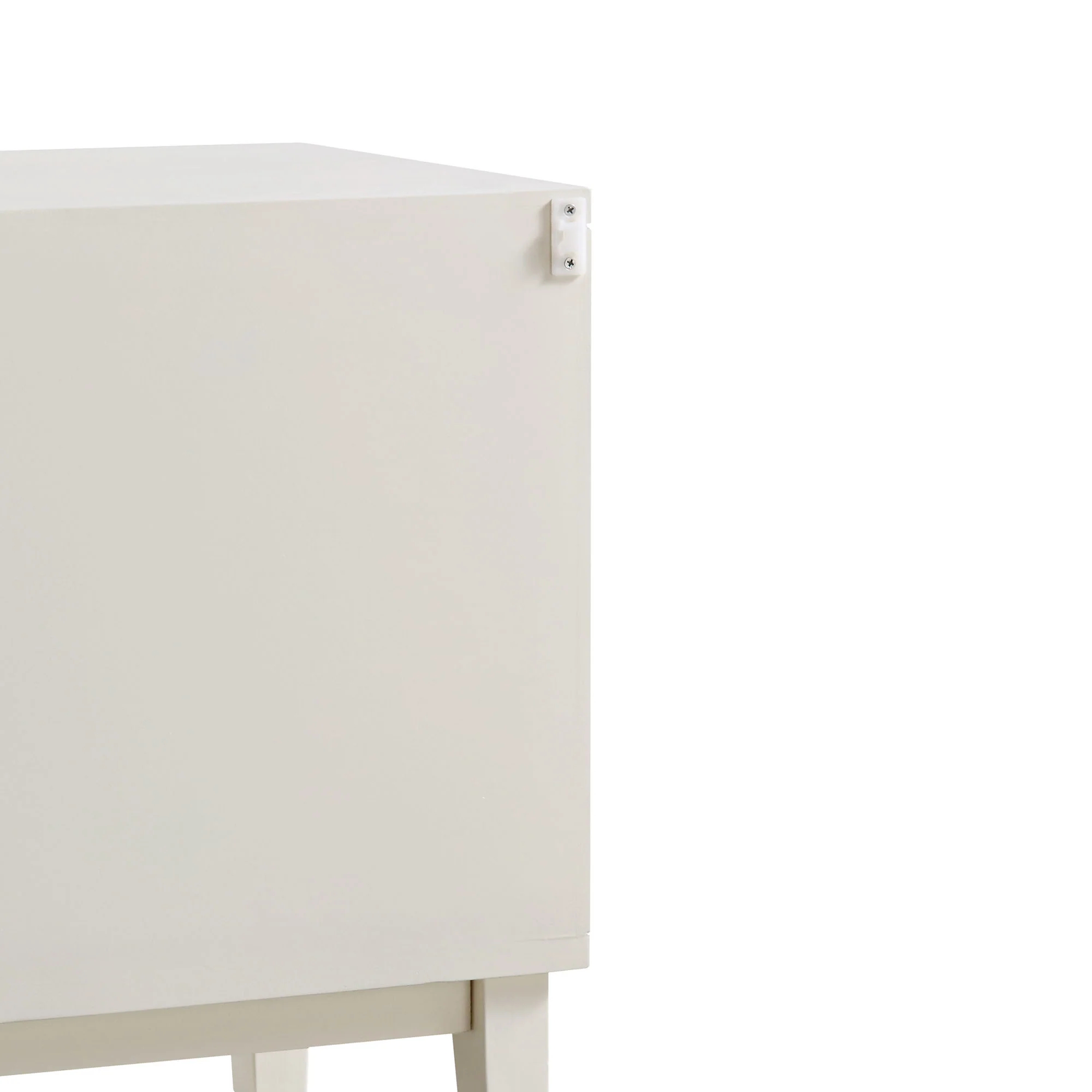 Bianca Chip Carved Bedside Table, Sand Beige & Ivory - Image 10