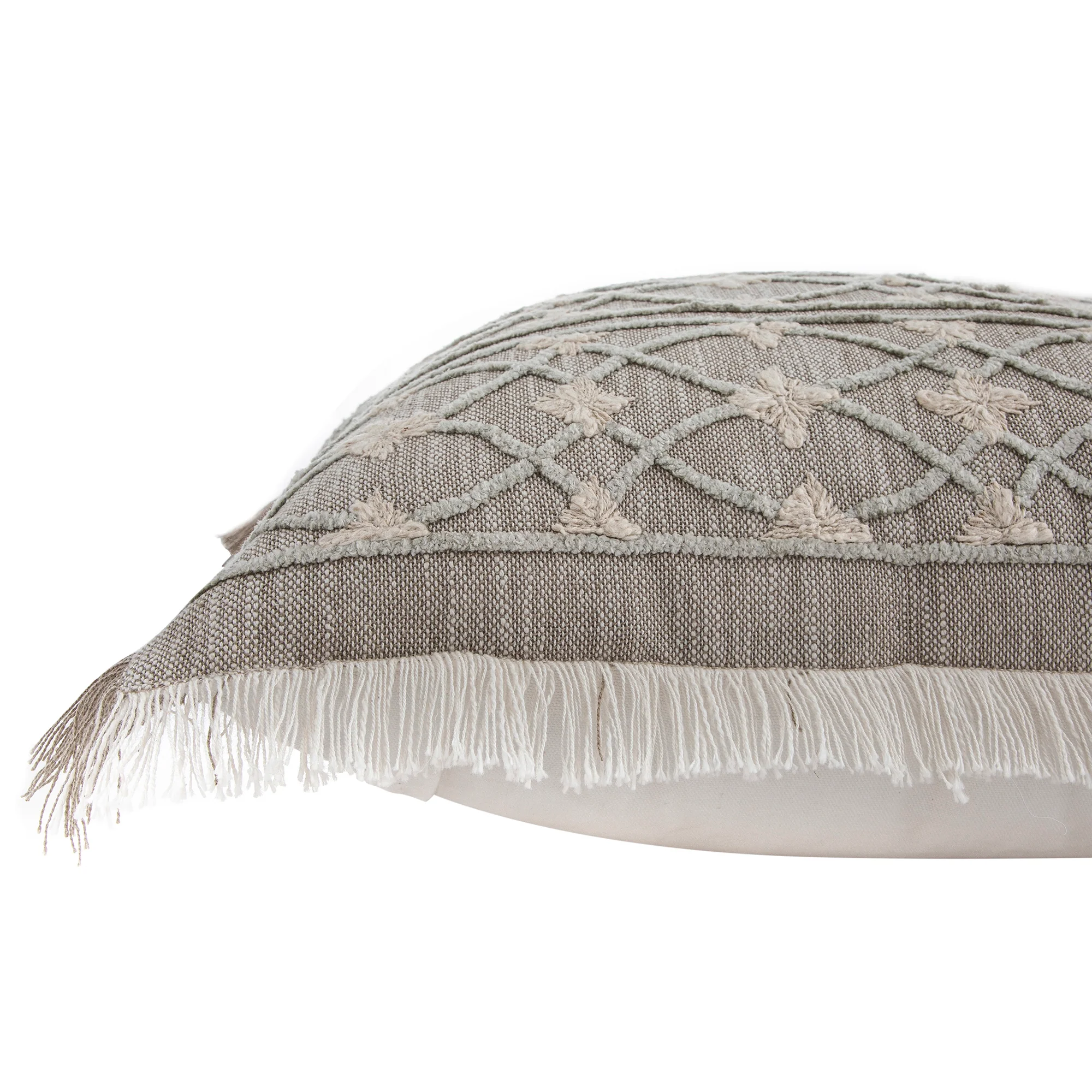 Bloomsbury Regale Chenille Embroidered Cotton Cushion - Image 5