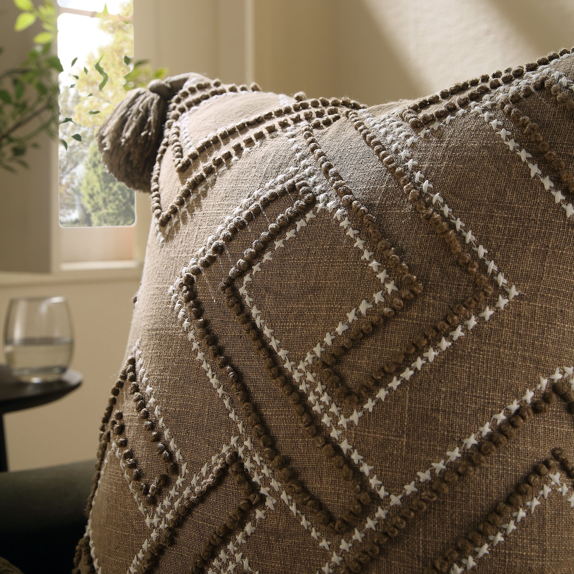 Boho Collection Andes Cross Stitch Cushion - Image 3