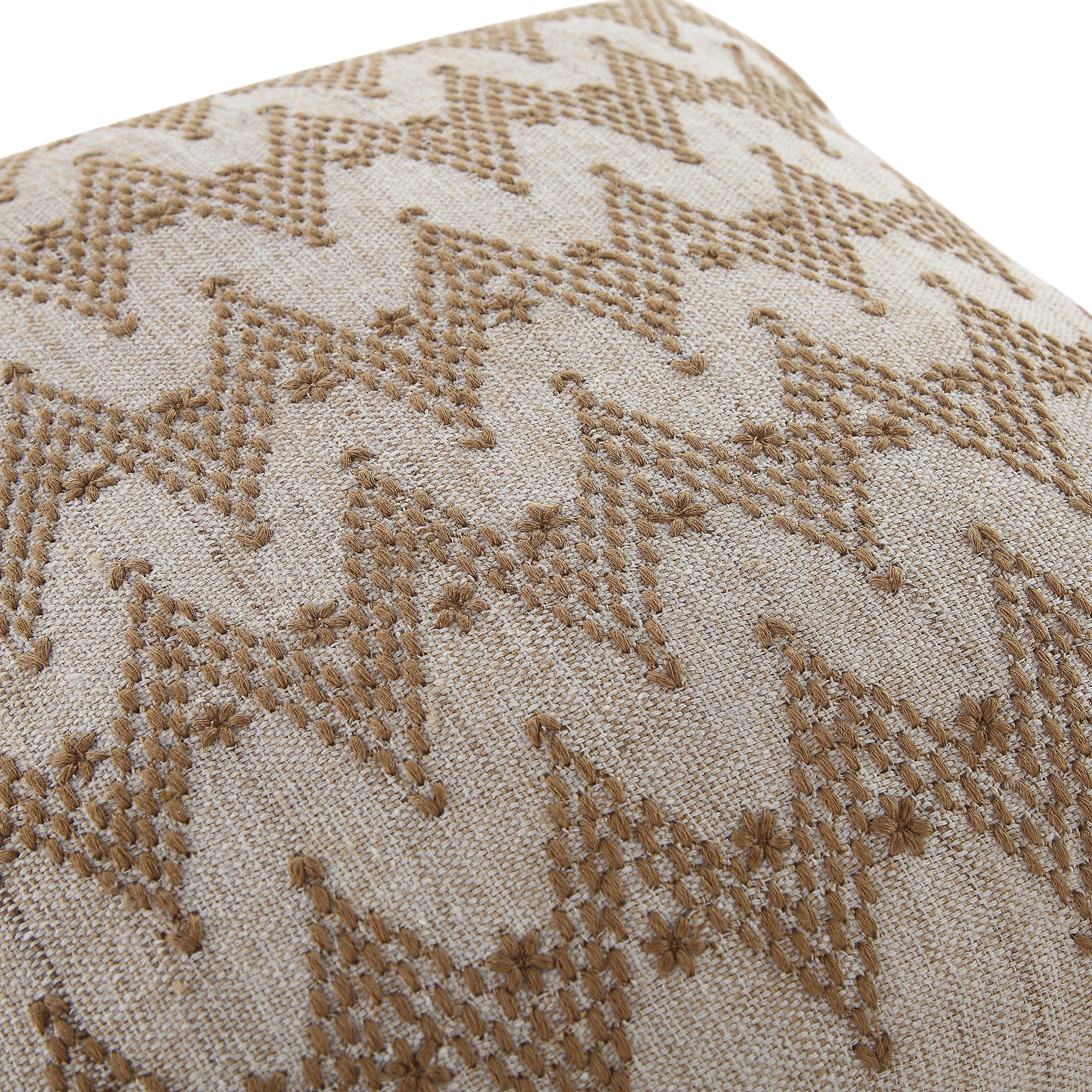 Boho Collection River Running Stitch Cushion - Image 6