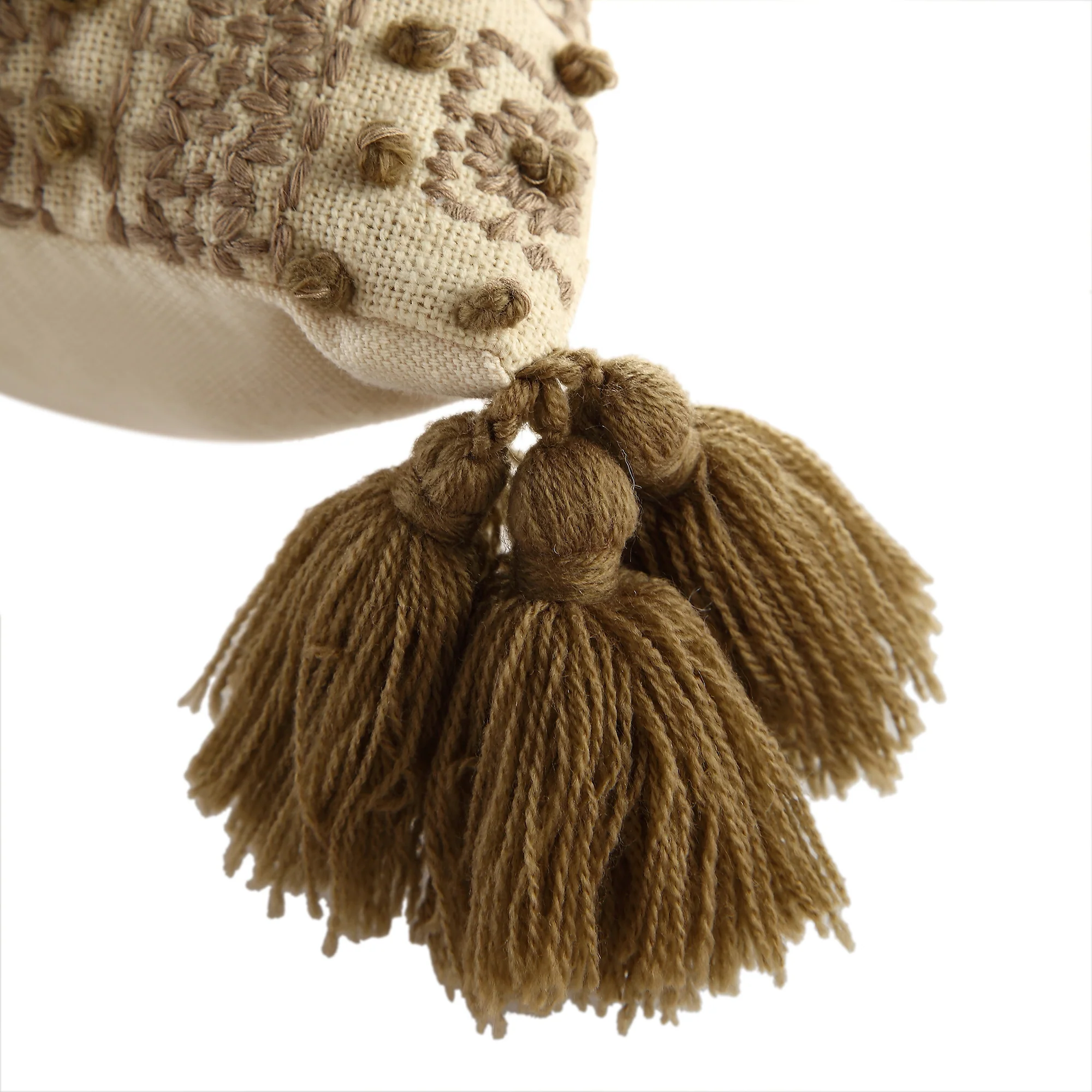 Boho Collection Savannah French Knot Tassel Cushion - Image 7