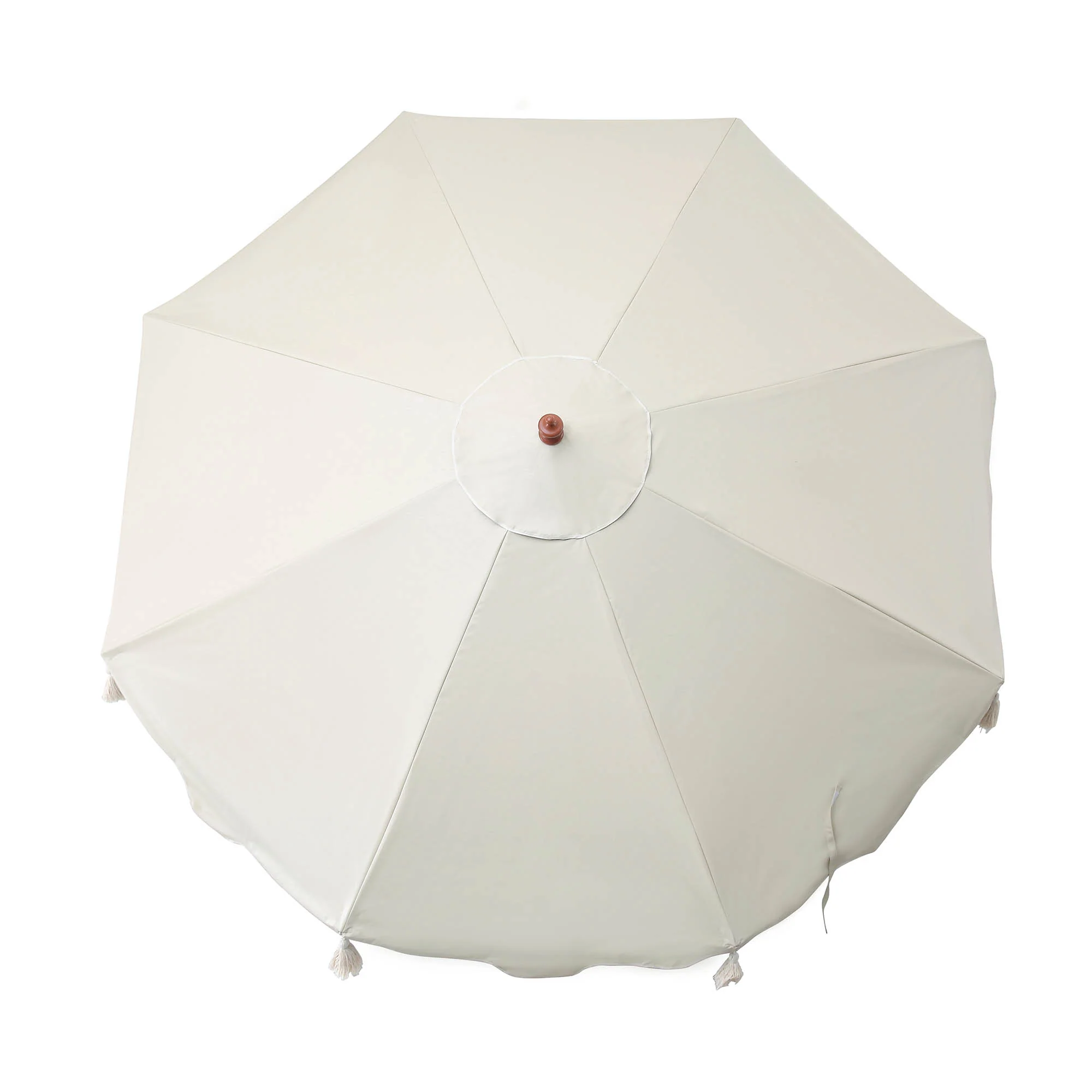 Butterfly & Flower 2.6M Octagonal Tassel Parasol with Aluminium Tilt - Image 9