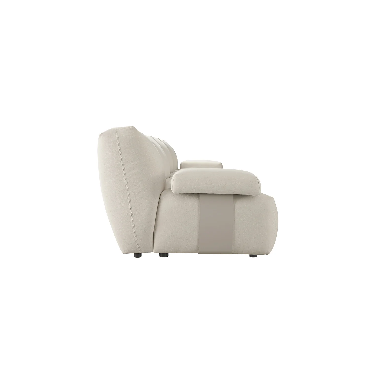 Carlyle Beige Cotton Blend Modular Sofa, 4-Piece - Image 6