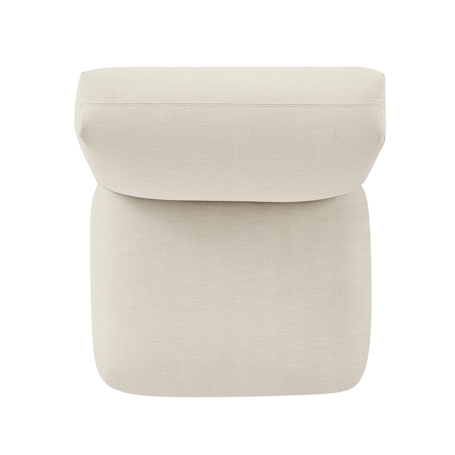 Carlyle Beige Cotton Blend Modular Sofa, Armless Seat - Image 13