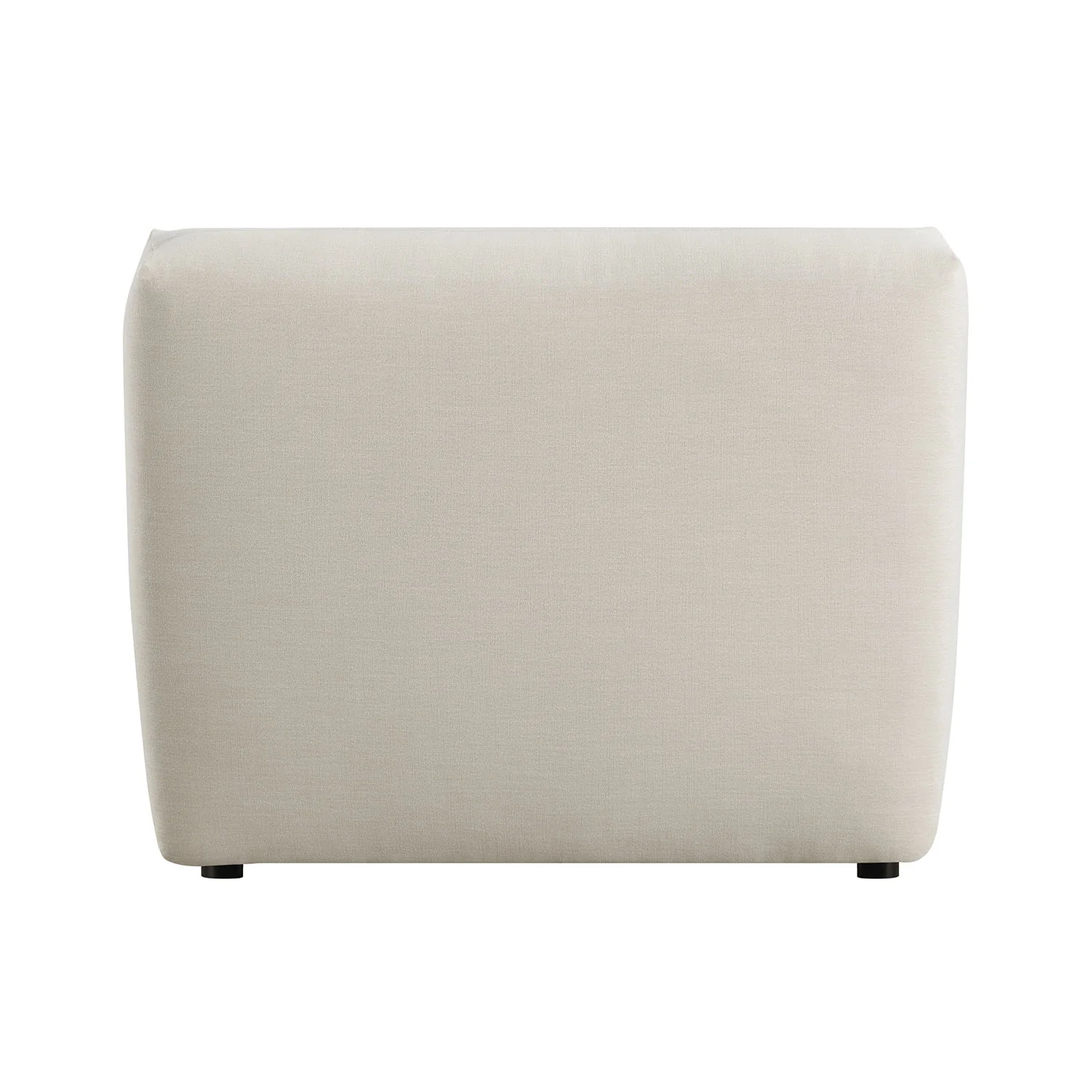 Carlyle Beige Cotton Blend Modular Sofa, Armless Seat - Image 14