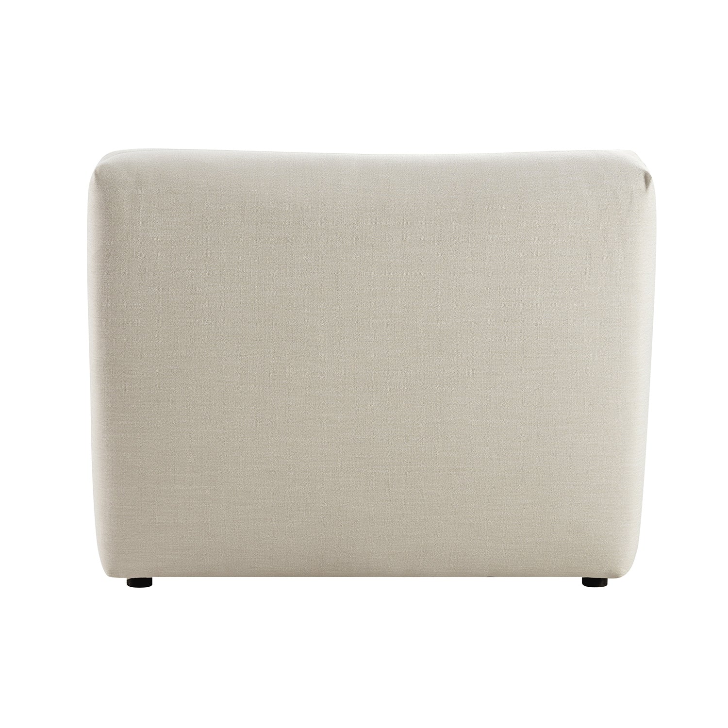 Carlyle Beige Cotton Blend Modular Sofa, Side Seat - Image 10