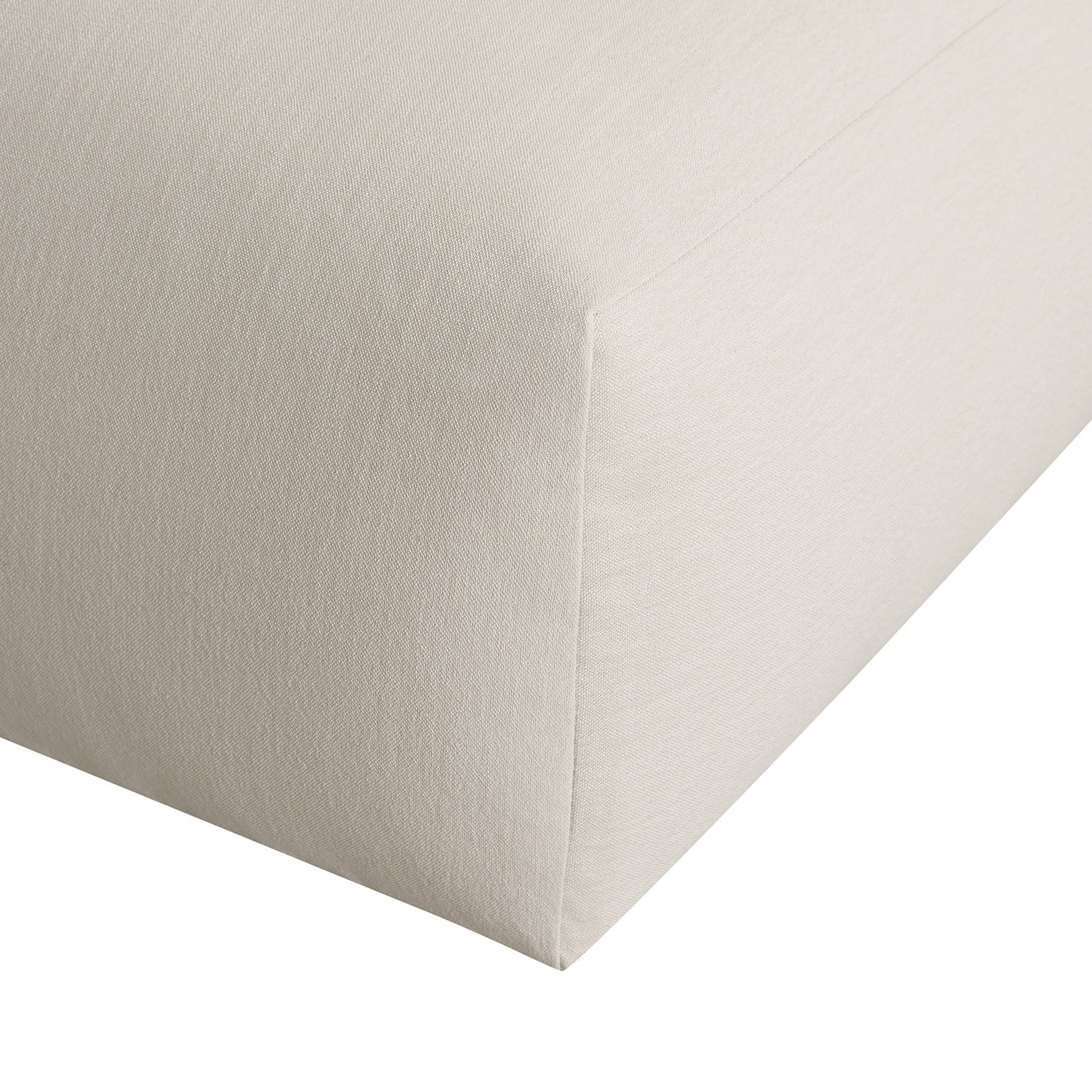 Carlyle Beige Cotton Blend Modular Sofa, Stool - Image 10