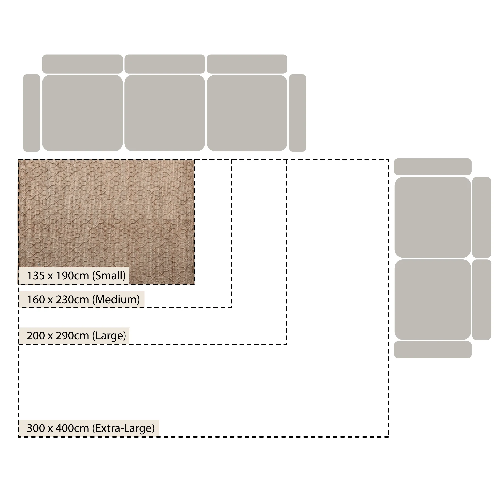 Casablanca Trellis Handwoven & Knotted Natural Jute Rug - Image 5