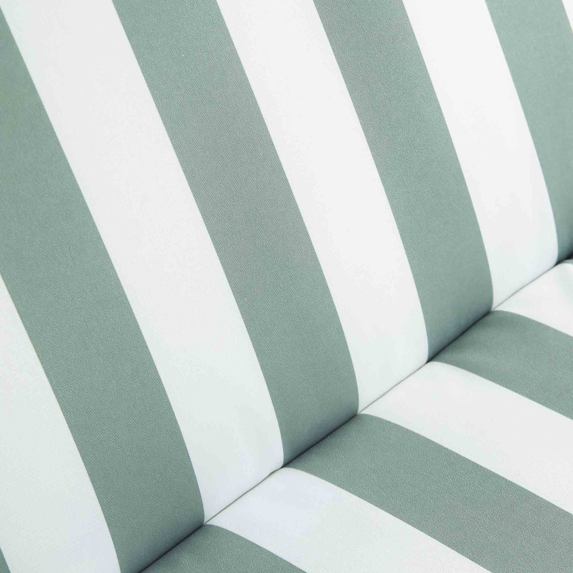 Champneys Outdoor Reclining Swing with Canopy, Sage Green Striped - Image 13