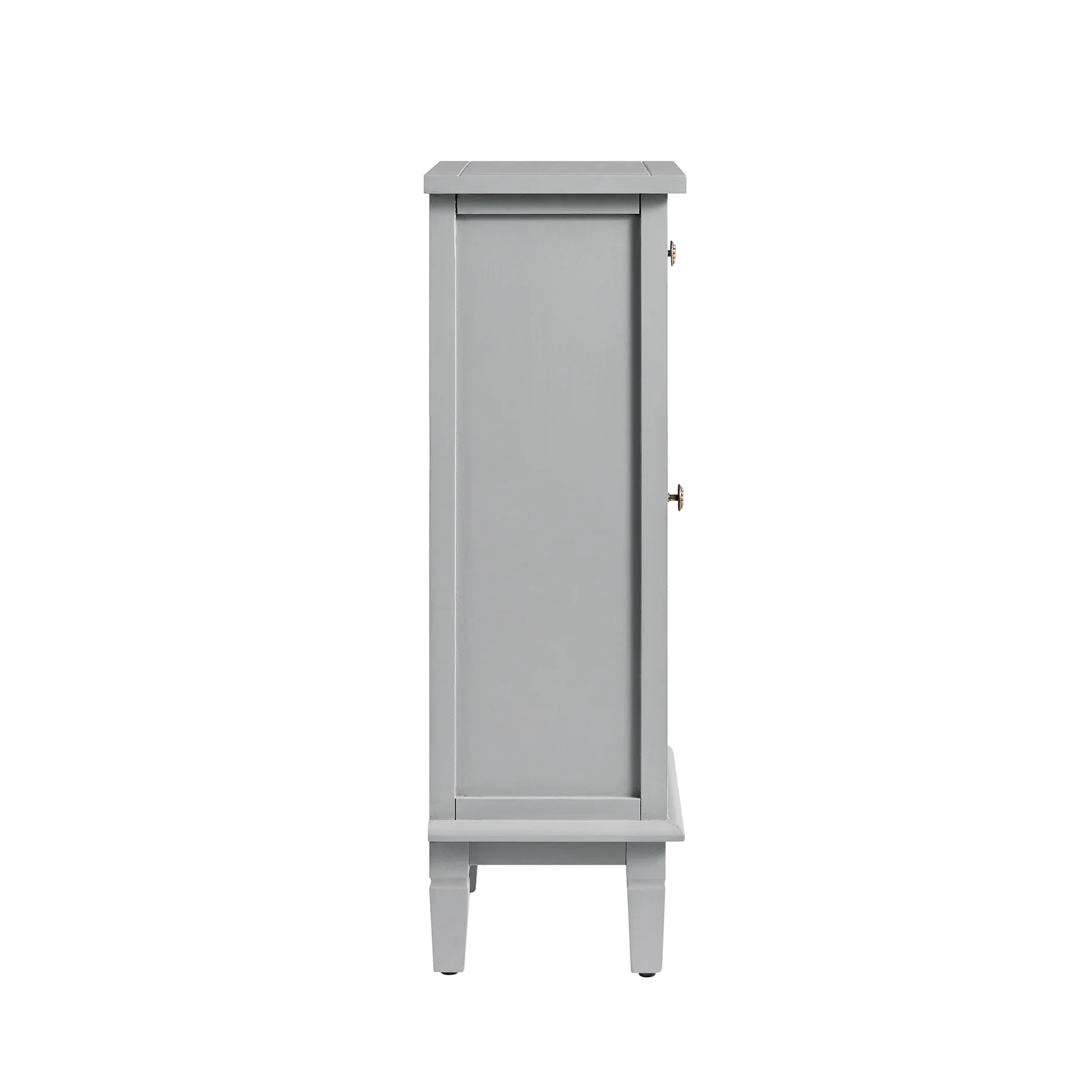 Chantilly Mid Grey Carved Bathroom Cupboard - Image 11