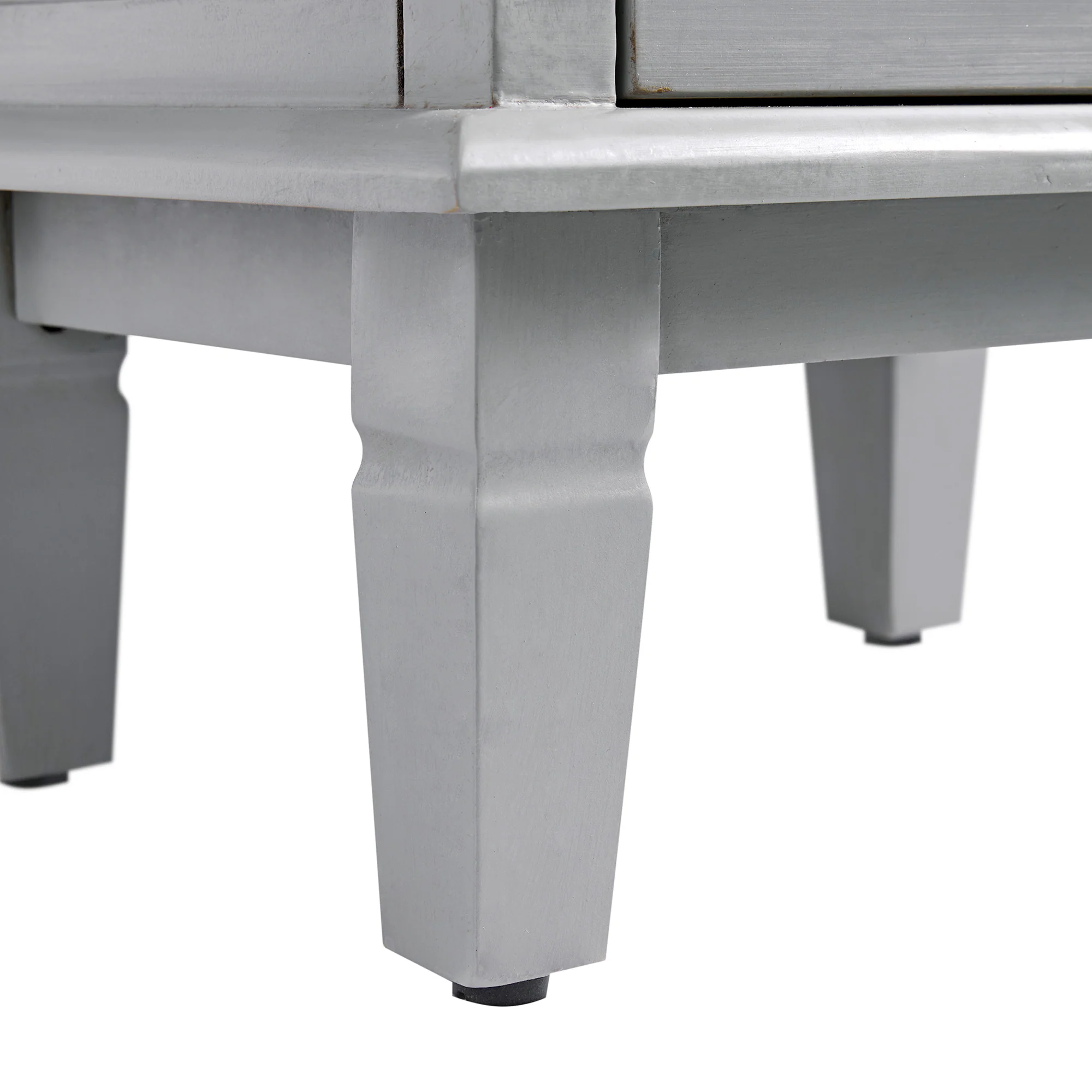 Chantilly Mid Grey Carved Bathroom Cupboard - Image 16