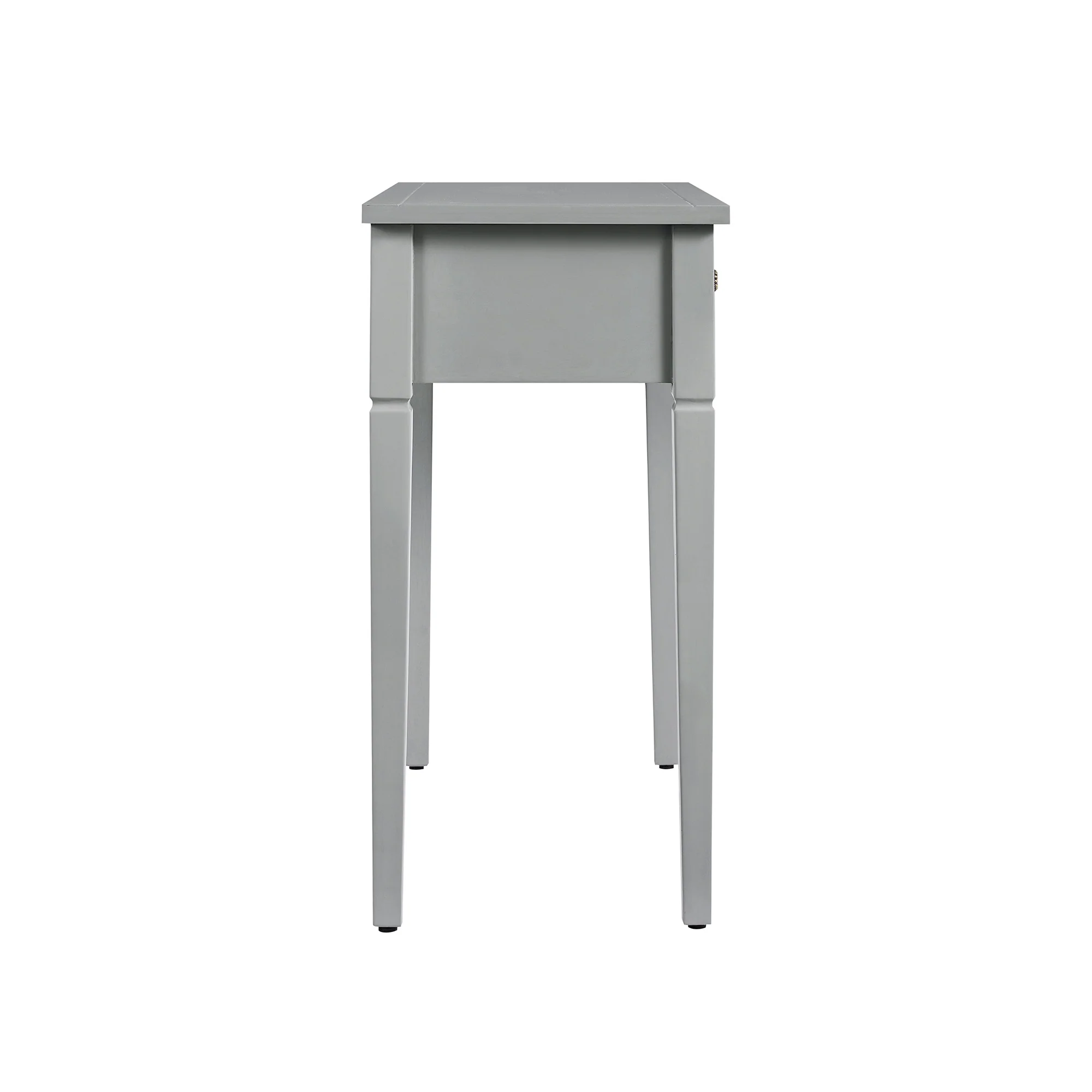 Chantilly Mid Grey Carved Console/ Dressing Table - Image 10