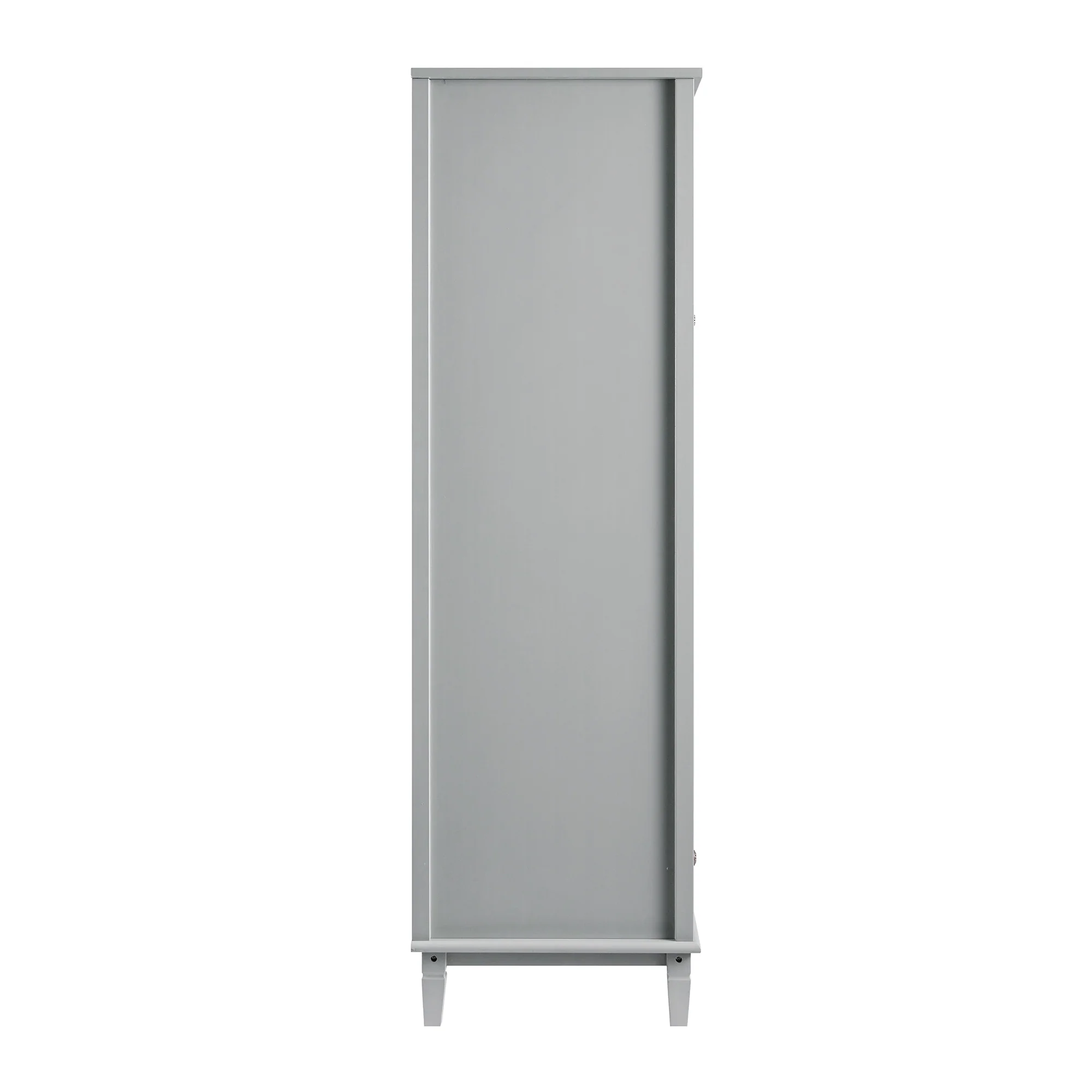 Chantilly Mid Grey Carved Double Wardrobe - Image 12