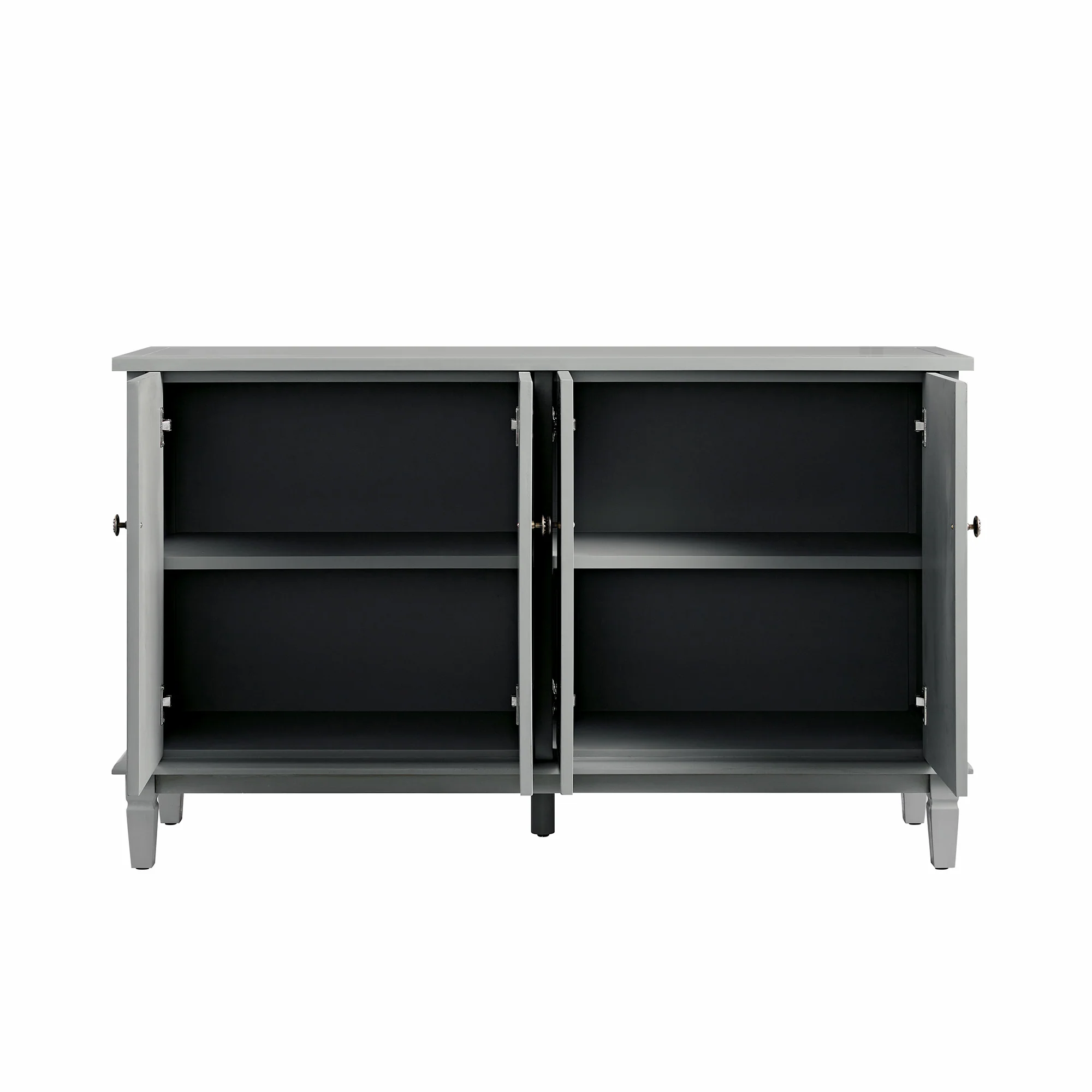 Chantilly Mid Grey Carved Large Sideboard - Image 11