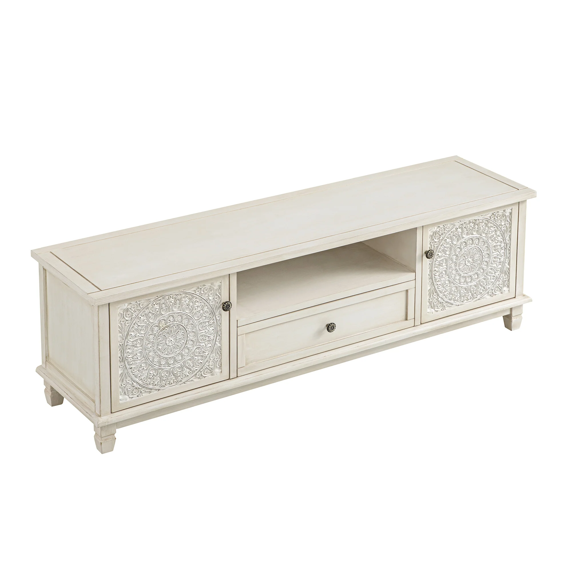 Chantilly Whitewashed 150cm Wide TV Unit - Image 10