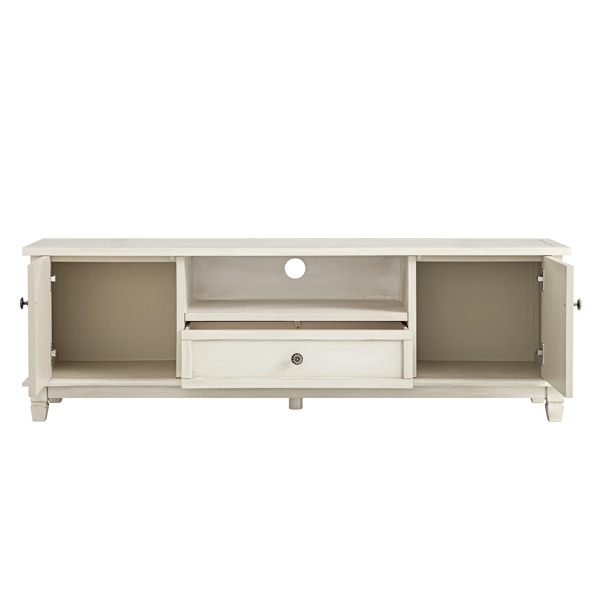 Chantilly Whitewashed 150cm Wide TV Unit - Image 11