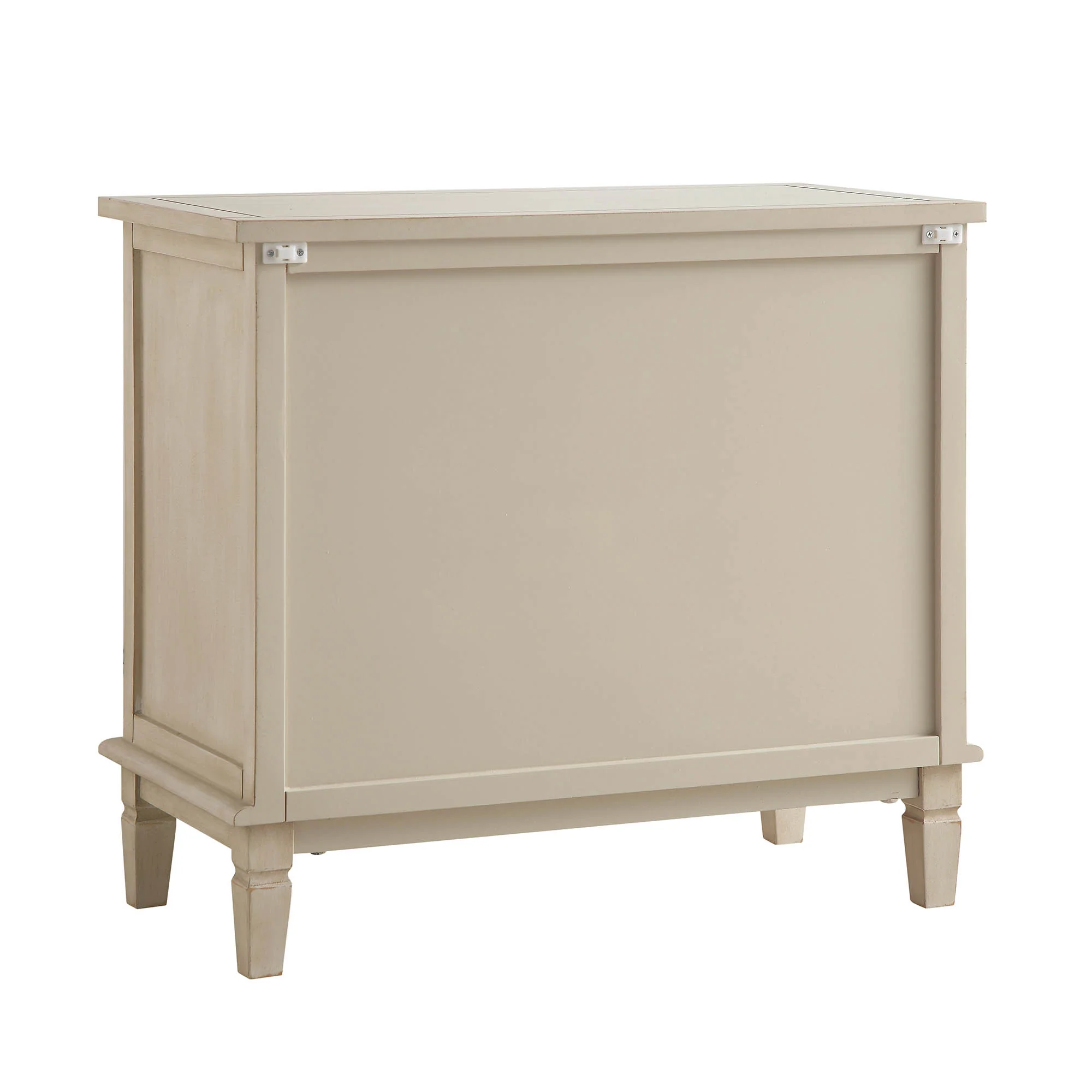 Chantilly Whitewashed Carved 3 Drawer Chest - Image 10