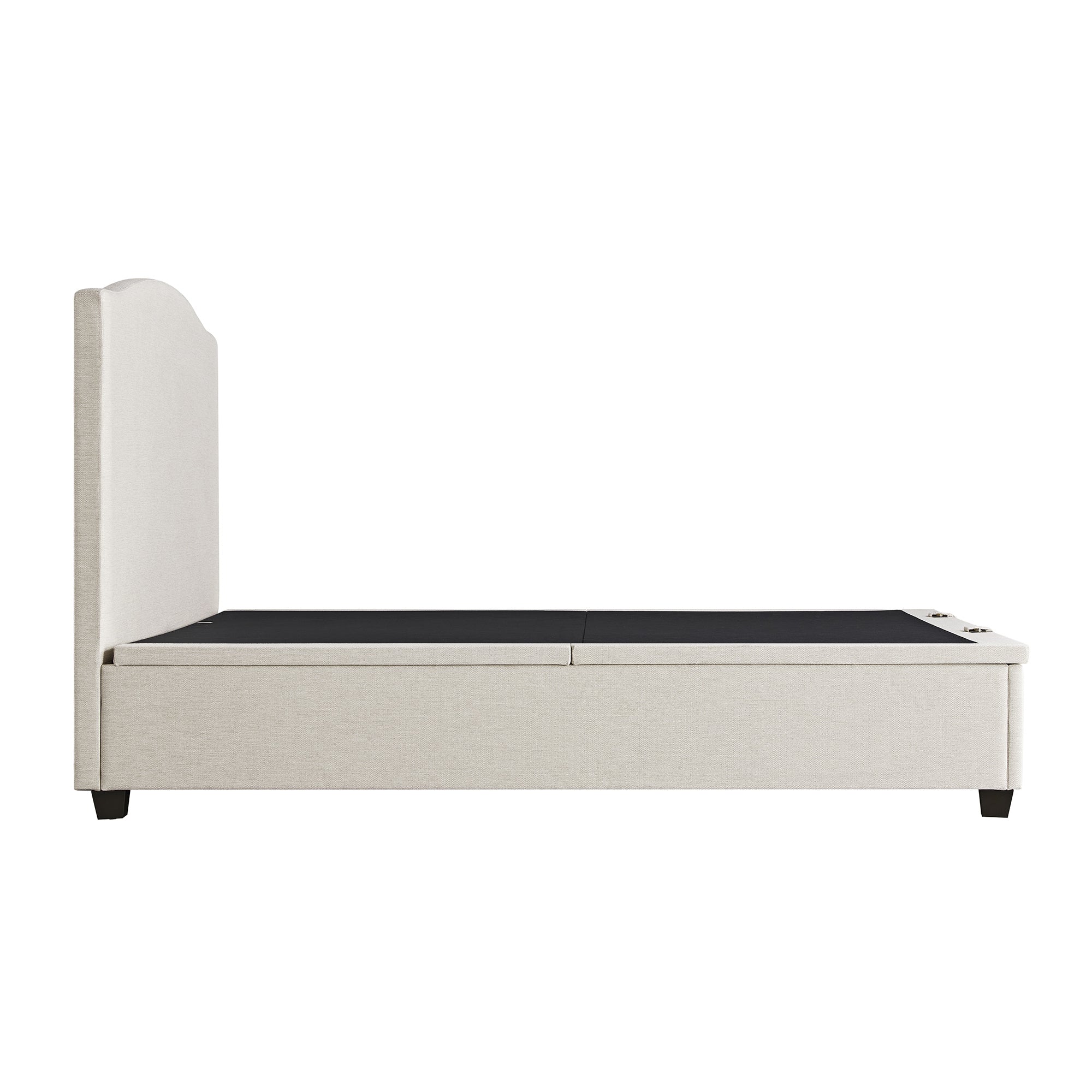 Chilworth Upholstered Ottoman Storage Bed, Ivory Weave Fabric - Image 13