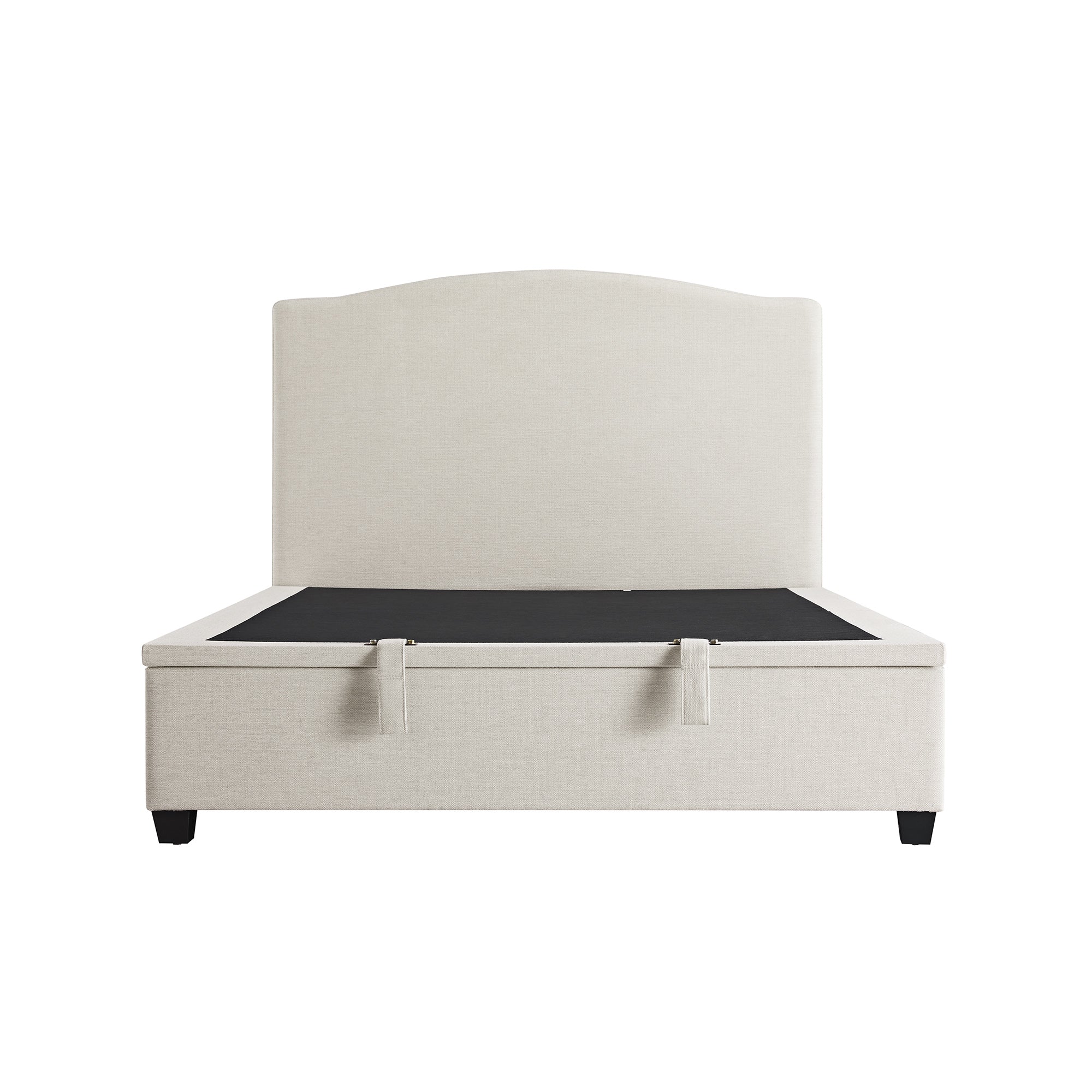 Chilworth Upholstered Ottoman Storage Bed, Ivory Weave Fabric - Image 8