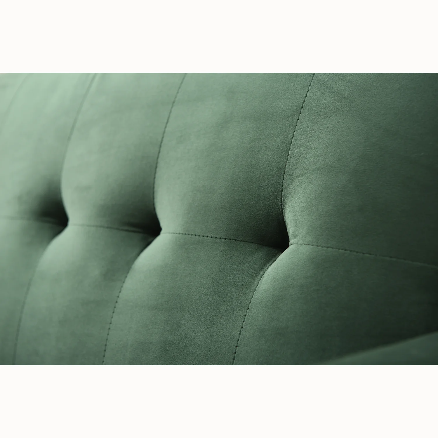 Clarence Sofa Range in Green Velvet - Image 13